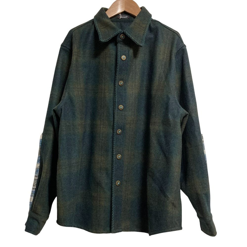 Other Other KARAKU Flannel Shirt Jacket Textile Outerwear DUTY FREE for USA Size ONE SIZE - 1 Thumbnail