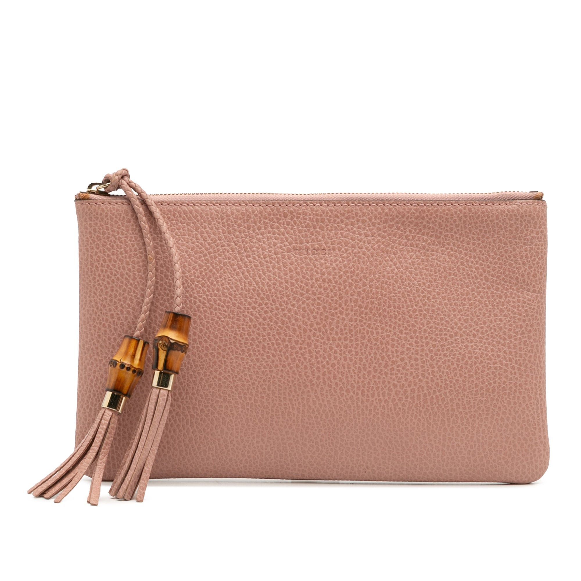 Gucci Calfskin Bamboo Clutch Size ONE SIZE - 1 Thumbnail