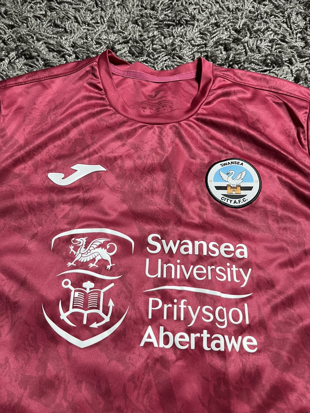 Joma SWANSEA CITY JOMA 2022/23 SOCCER PINK FOOTBALL TRIKOT JERSEY Size US L / EU 52-54 / 3 - 2 Thumbnail