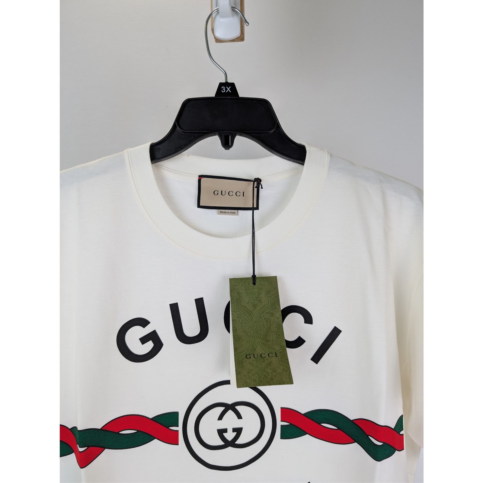 Gucci o1rshd1 Firenze 1921 cotton T-shirt in White Size US M / EU 48-50 / 2 - 7 Thumbnail