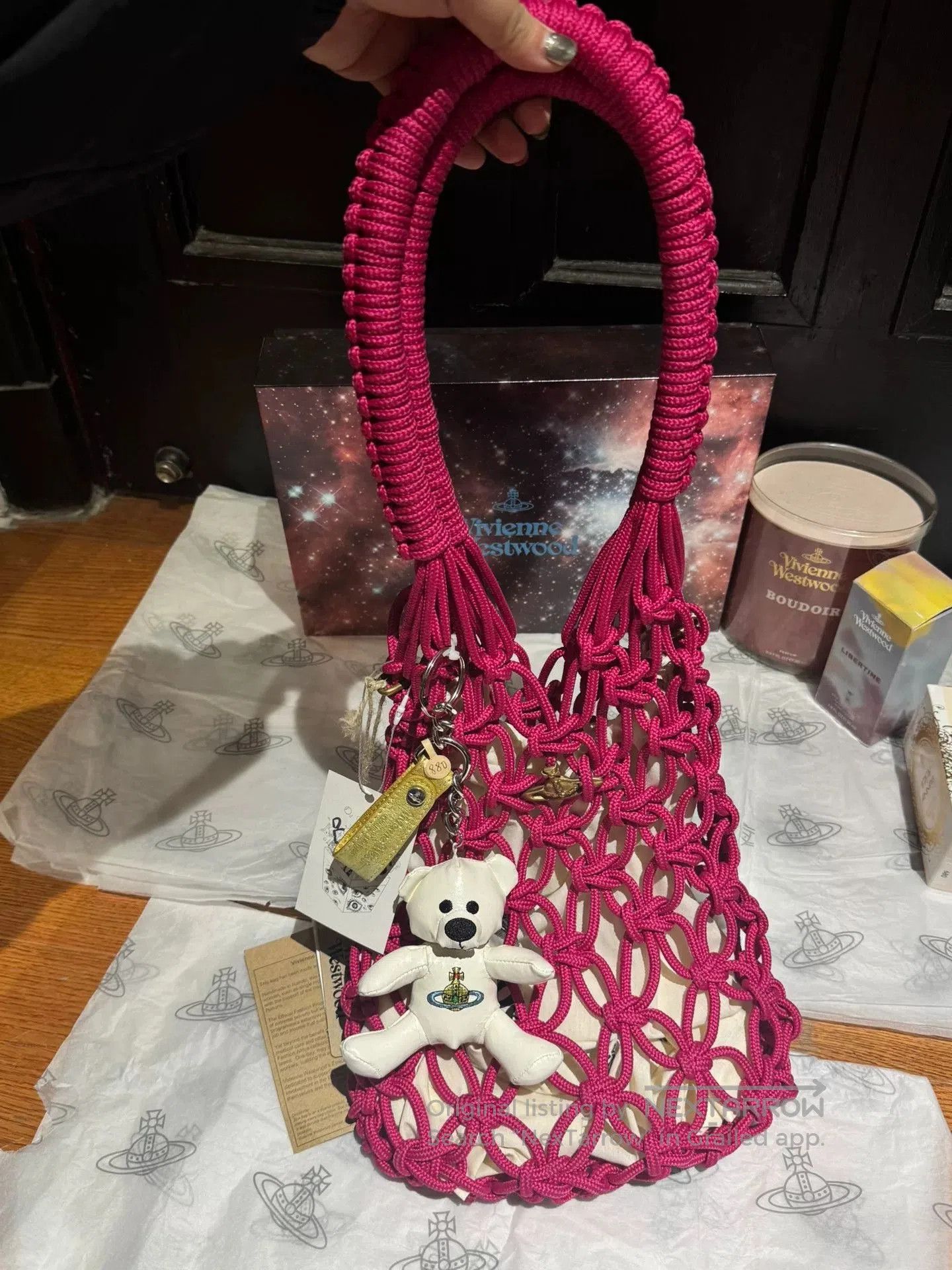 Vivienne Westwood Vivienne Westwood Pink Tote Bag. Size ONE SIZE - 1 Thumbnail