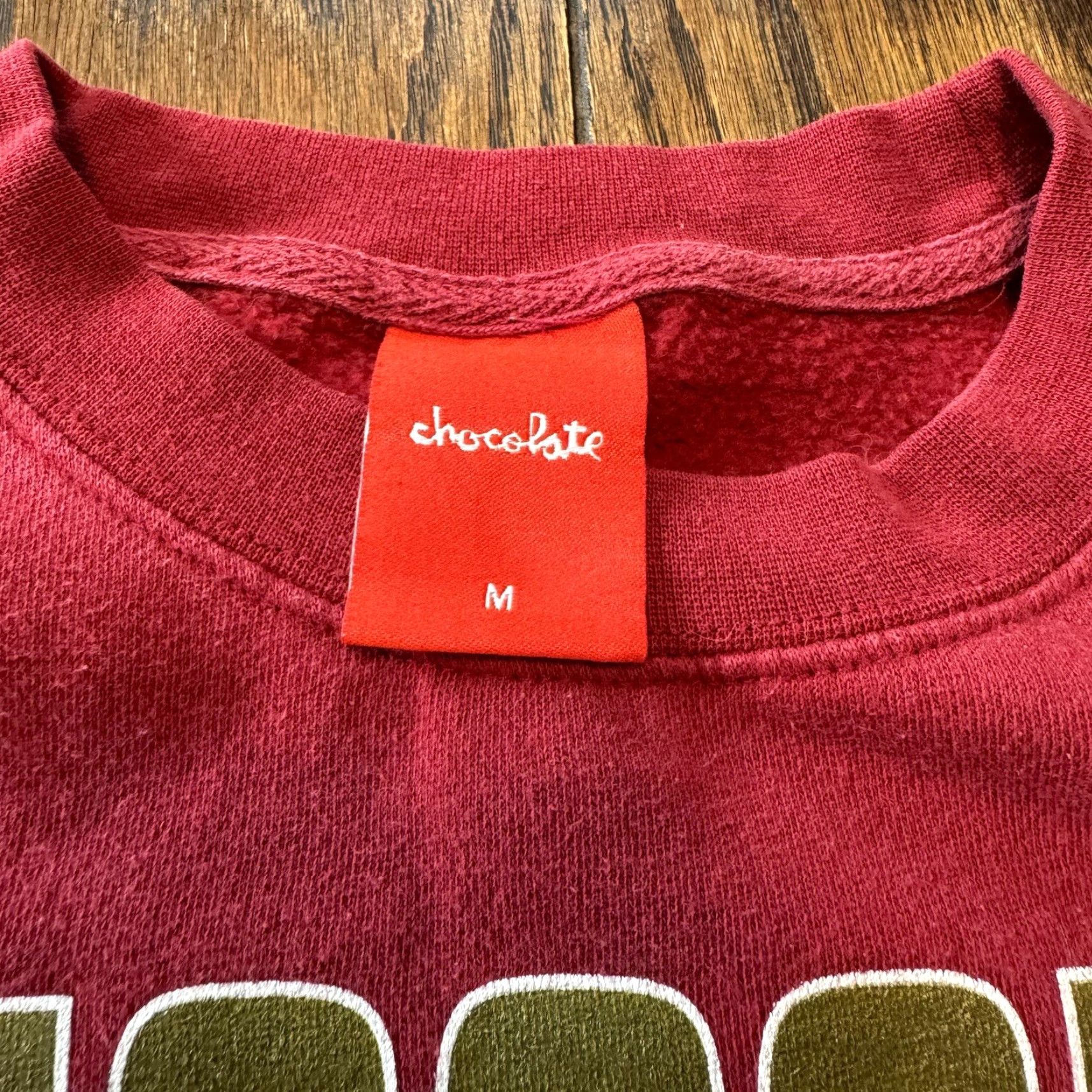 CHOCOOLATE VINTAGE Chocolate Skateboards World Champions Red Crewneck Sweatshirt Men Medium Size US M / EU 48-50 / 2 - 4 Thumbnail