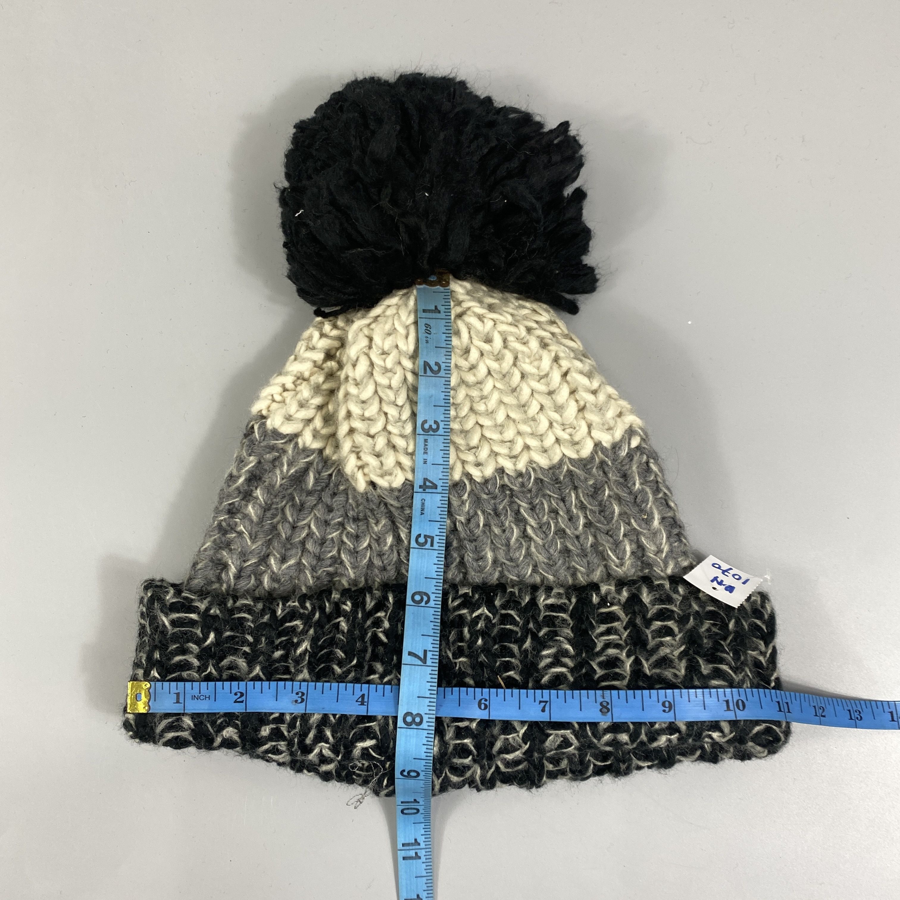 Japanese Brand Milsa Beanie Hats With Pom Pom -BN1070 Size ONE SIZE - 5 Thumbnail