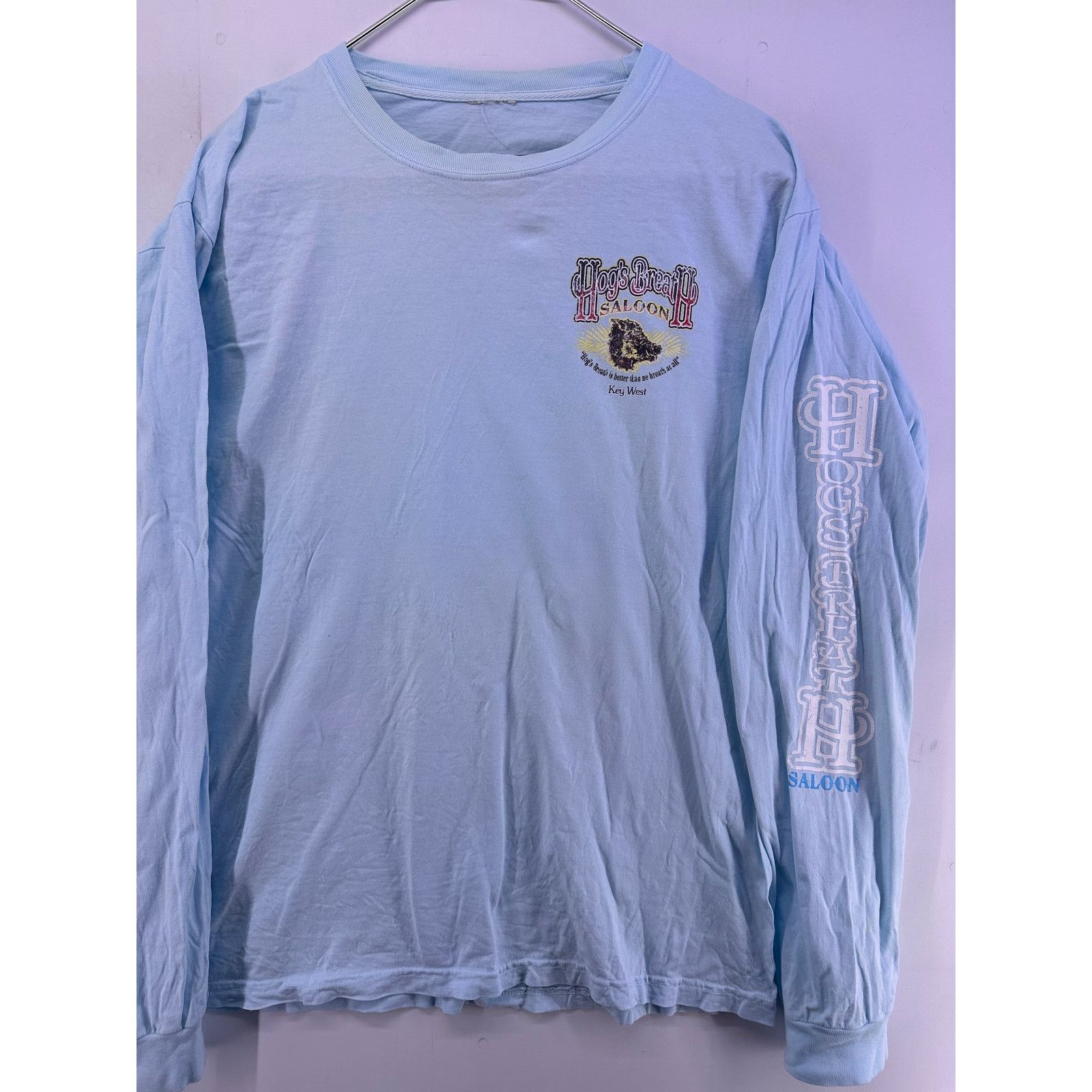 & Other Stories Hogs breath Salon Key West Blue LS Shirt Tag mission Sz M/L Size US M / EU 48-50 / 2 - 3 Thumbnail