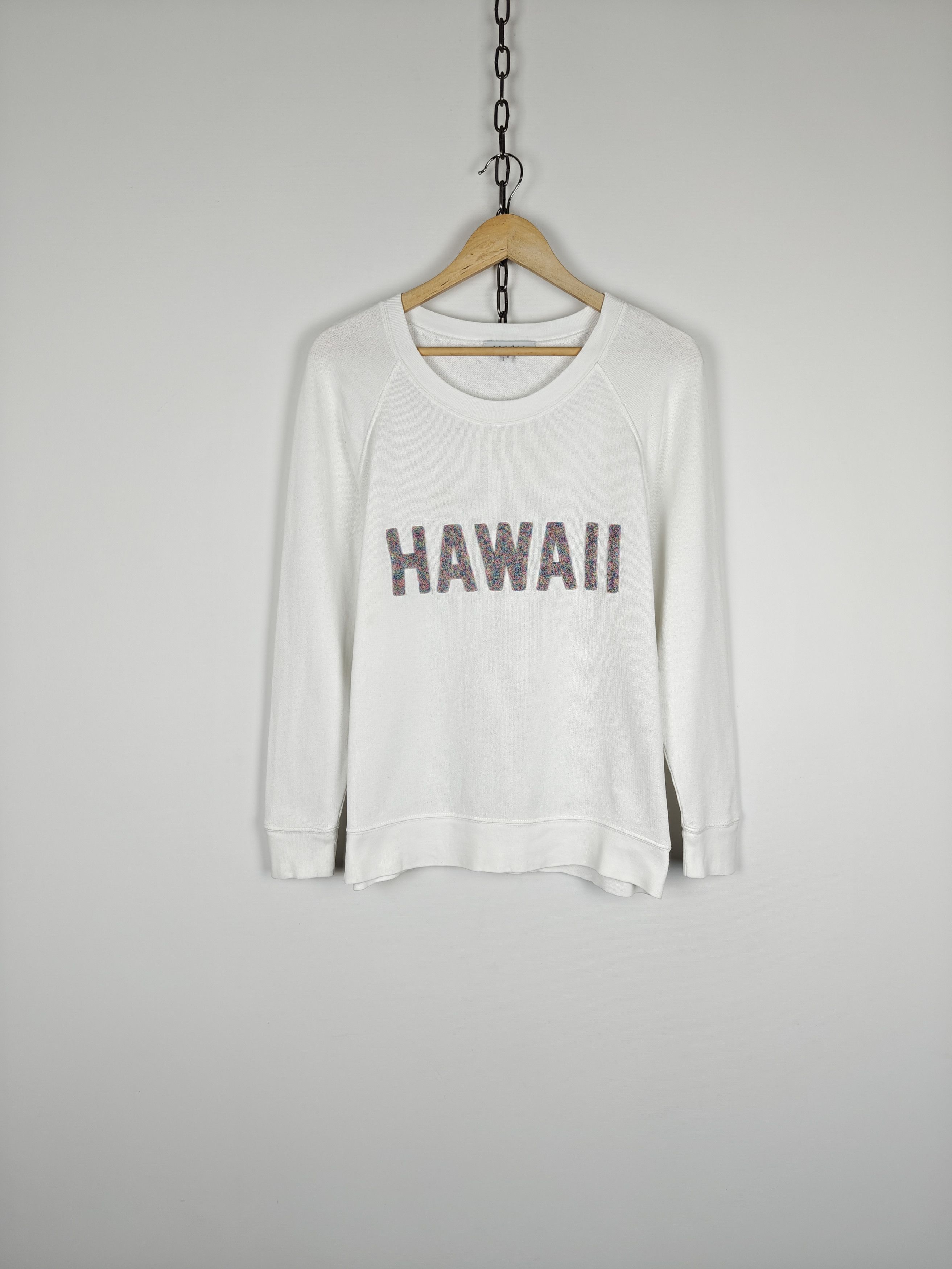 Sandro Sandro Sweatshirt Hawaii Logo Pullower White size 2 Size S / US 4 / IT 40 - 1 Thumbnail