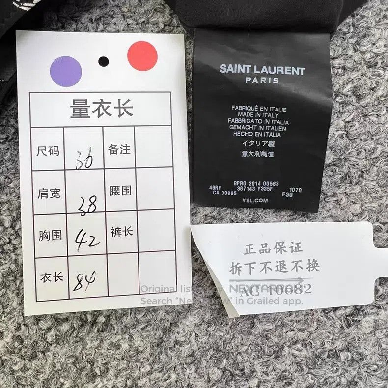 Saint Laurent Paris Saint Laurent Paris Printed Pattern Dress Size XS / US 0-2 / IT 36-38 - 6 Thumbnail