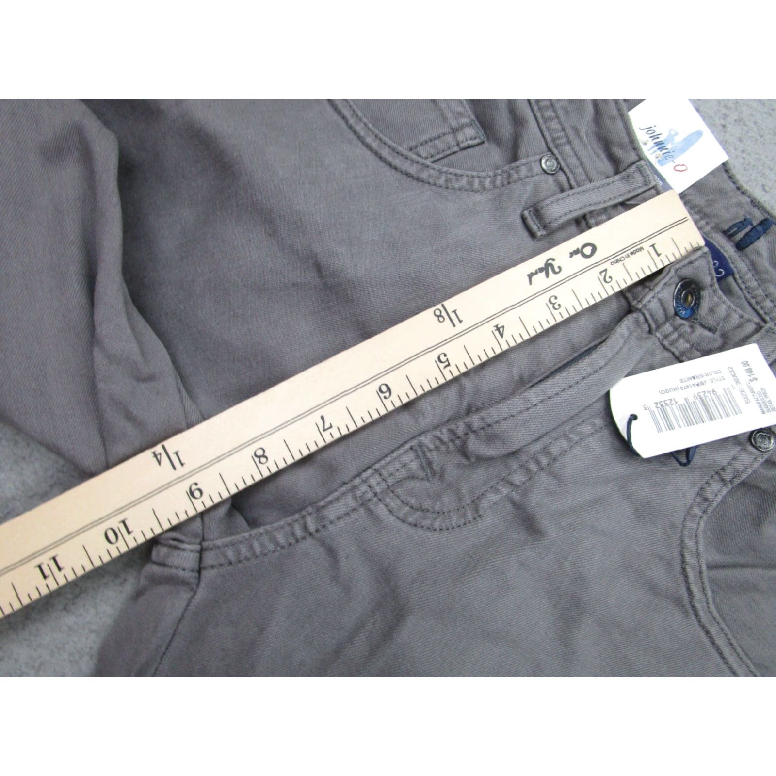 johnnie-O johnnie-O Pants Mens 30x32 Gray Granite Chino Khakis Hugo Golf Casual Preppy Size US 30 / EU 46 - 5 Thumbnail