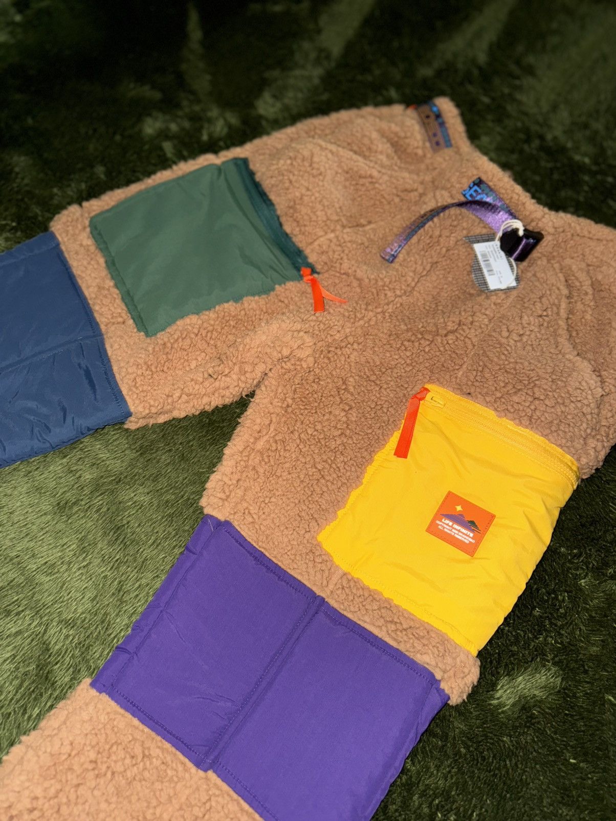 Brain Dead [M] Brain Dead Multi-Pocket Detail Fleece Runner Pants Brown Size US 33 - 5 Thumbnail