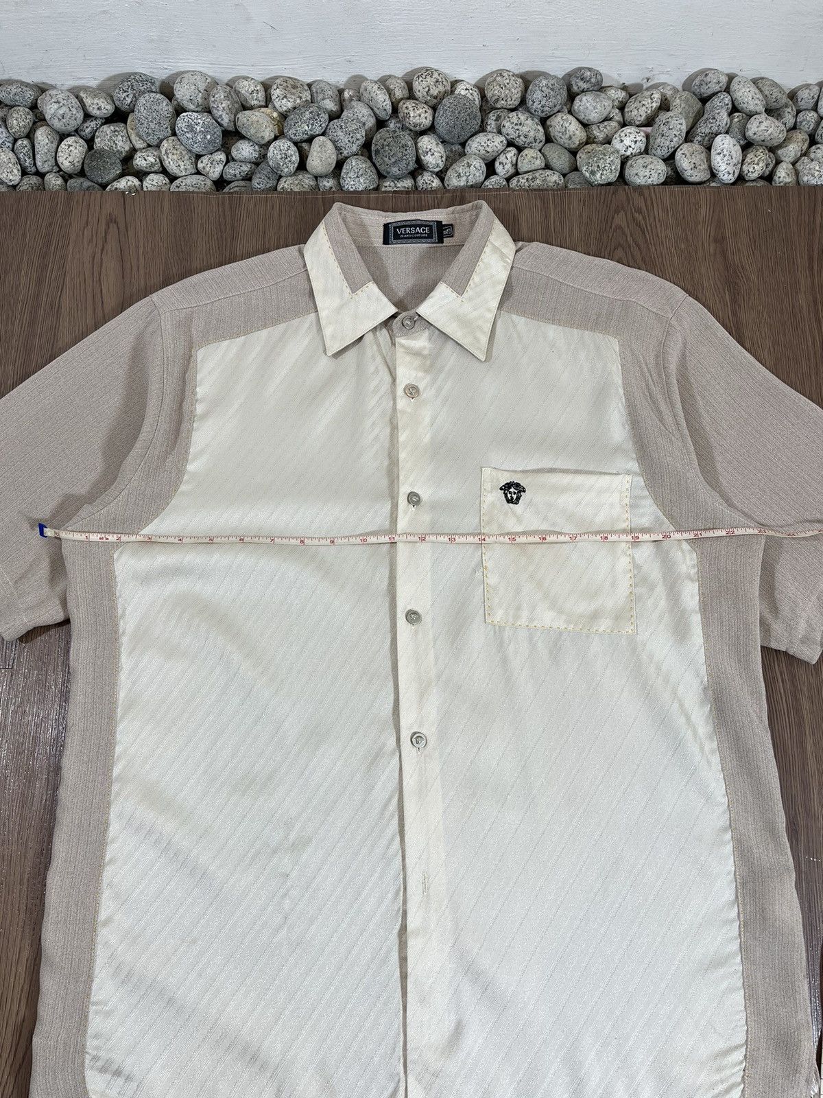 Versace Jeans Couture Versace Jeans Couture – Silk Open Collar Shirt Size US L / EU 52-54 / 3 - 16 Thumbnail