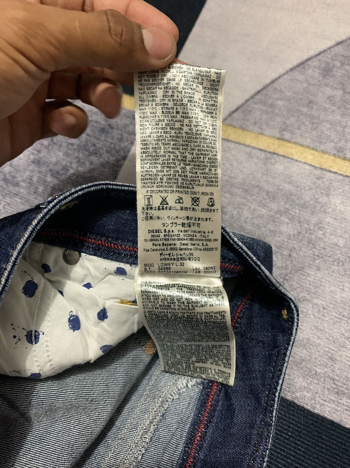 Hysteric Glamour Y2K DIESEL DENIM PANTS Size US 30 / EU 46 - 14 Thumbnail