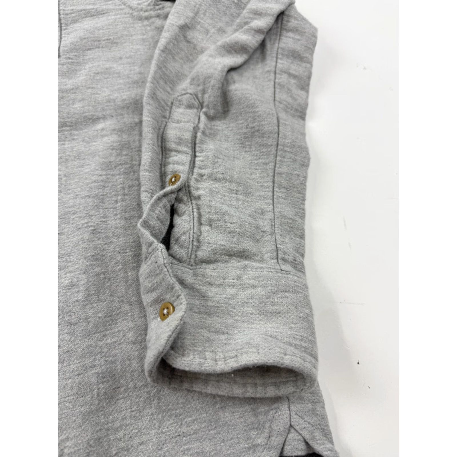 Chubbies The Nutter Shirt Mens Large Gray Jersey Knit Lined Button Front USA Chubbies Size US L / EU 52-54 / 3 - 5 Thumbnail
