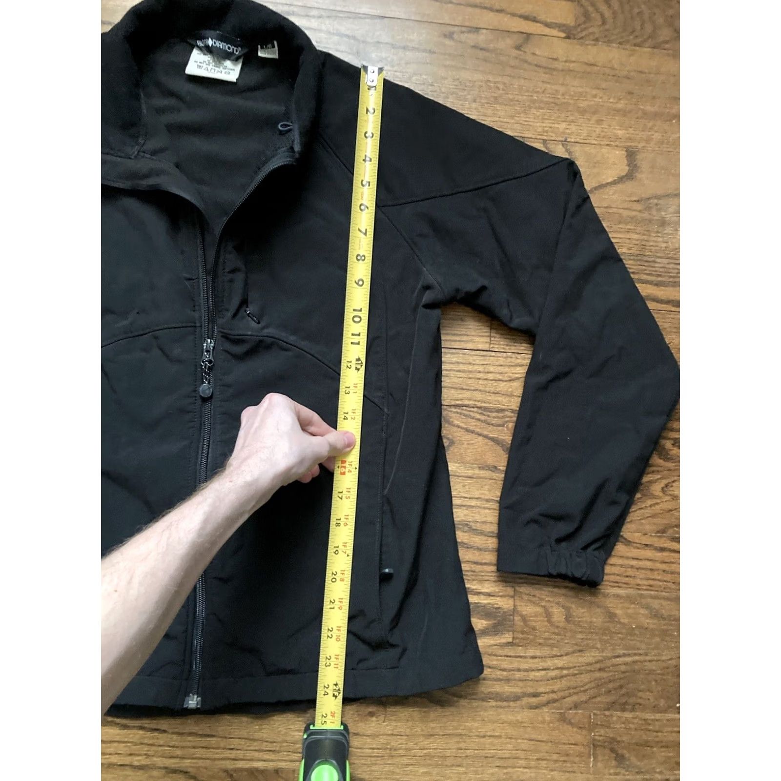 Black Diamond Black Diamond Soft Shell Jacket Mens Full Zip Coat Sz Large Black Diamond Logo Spell Out Casual Outdoor Fall Winter Regular Comfort Size US L / EU 52-54 / 3 - 6 Thumbnail