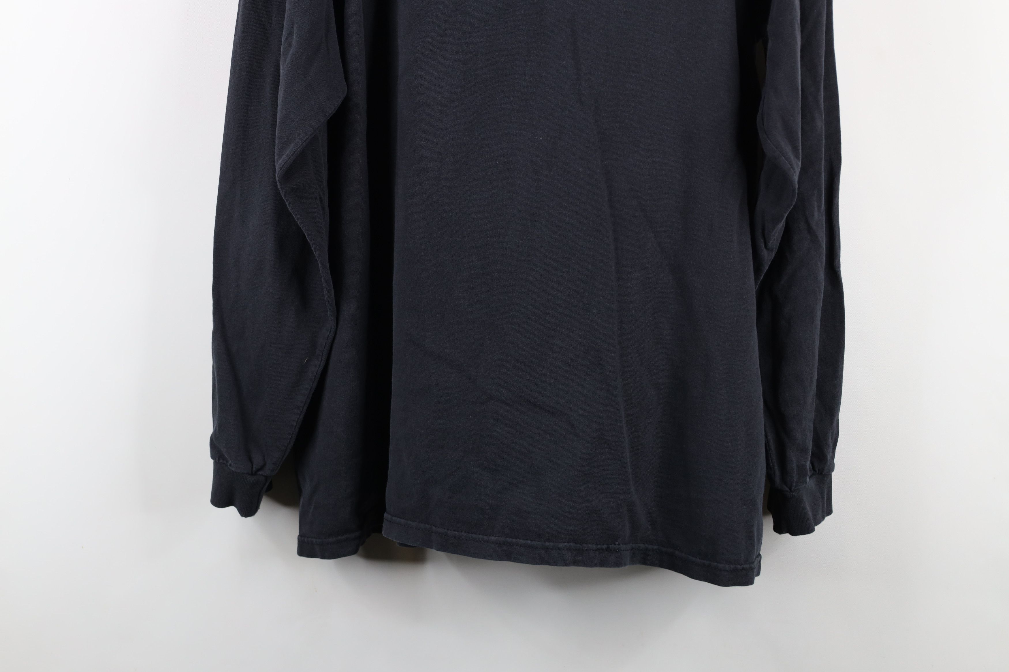 Vintage Vintage 90s Streetwear Cotton Mock Neck Long Sleeve T-Shirt Size US L / EU 52-54 / 3 - 14 Thumbnail