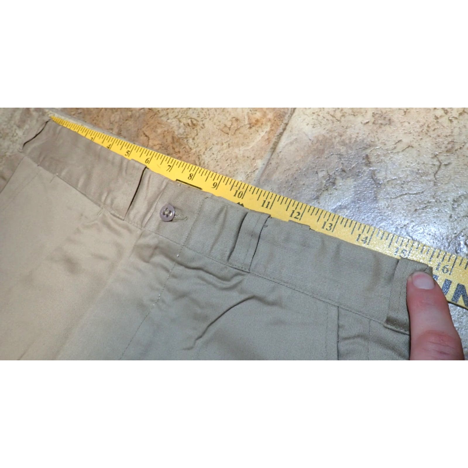 Vintage VINTAGE Deadstock Republic Chino Pants 31x30 Sanforized Khaki brown USA 50s 60s Sail Pockets 5-Pocket Mens Jeans Workwear JavaScript Size US 31 - 6 Thumbnail