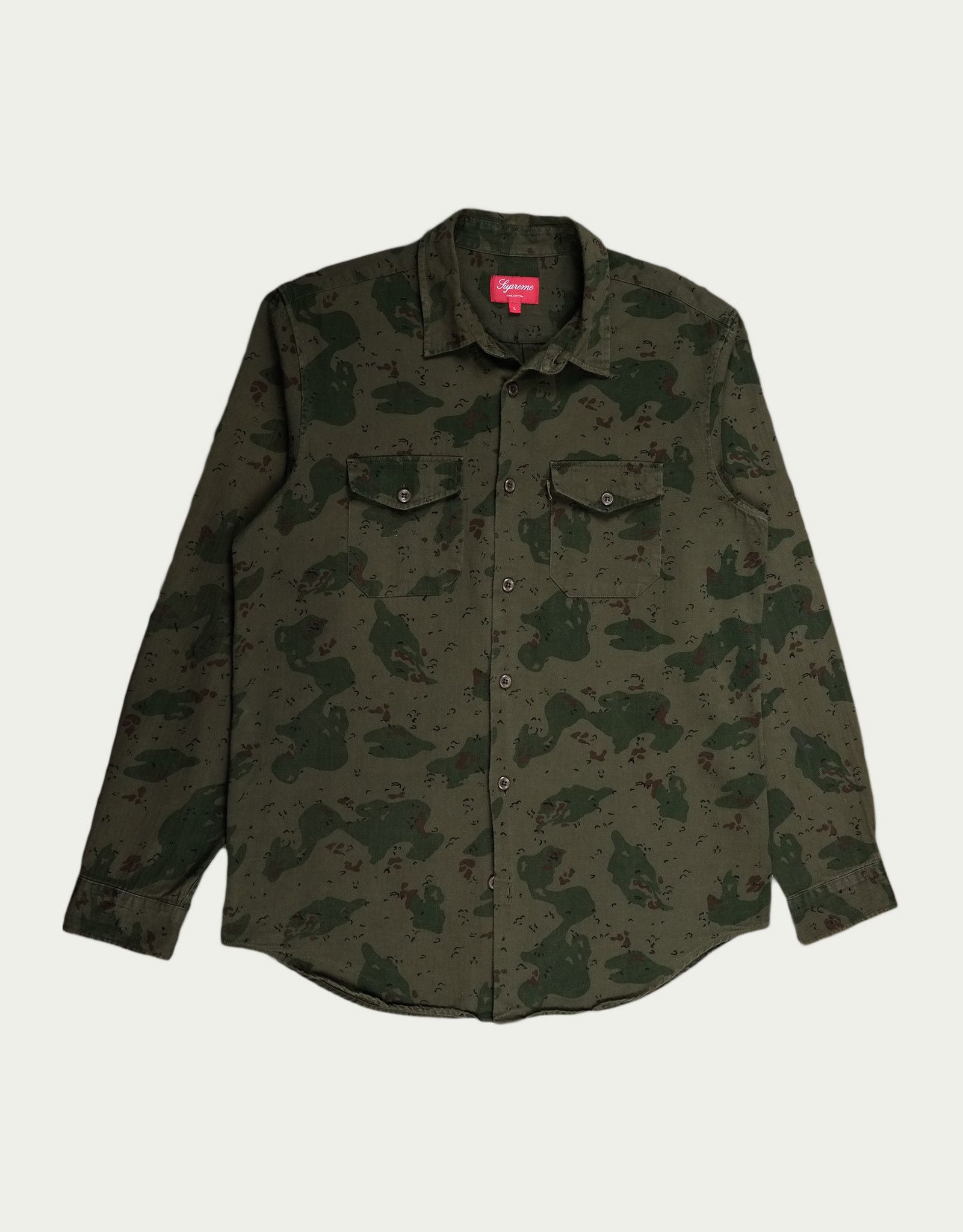 Supreme Supreme Chocolate Chip Camo Field Shirt Size US L / EU 52-54 / 3 - 1 Thumbnail