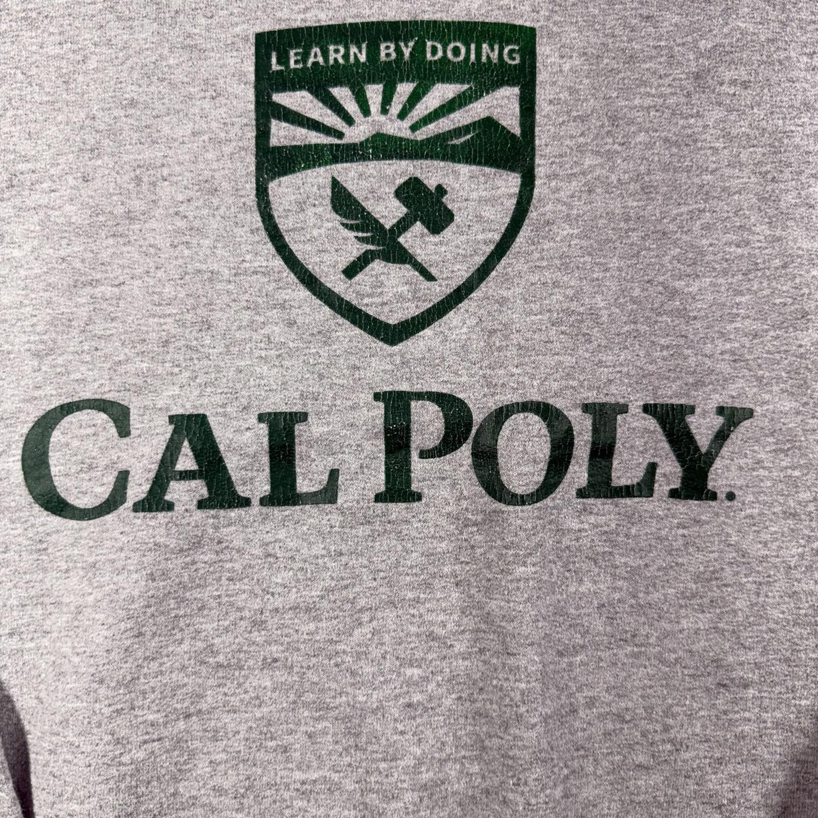 Champion Champion Sweater Unisex S Grey Cal Poly Vintage Size S / US 4 / IT 40 - 2 Thumbnail