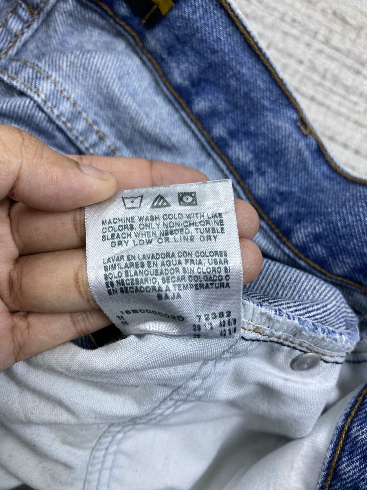 Lee × Vintage Vintage 90s Lee Distressed Denim Pants Size US 34 / EU 50 - 15 Thumbnail
