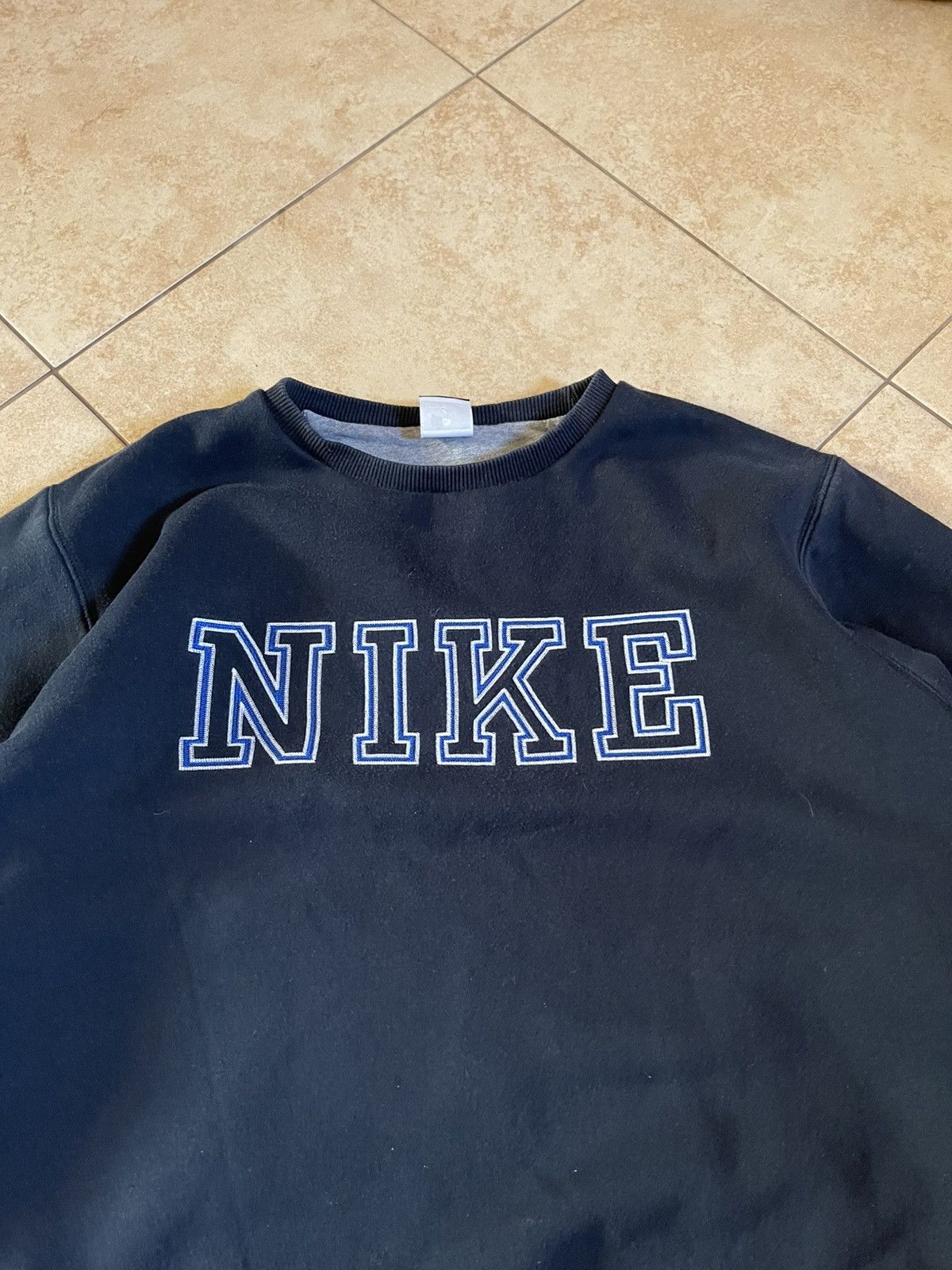 Nike × Vintage Vintage Nike Crewneck Spellout Big Logo Size US XL / EU 56 / 4 - 2 Thumbnail