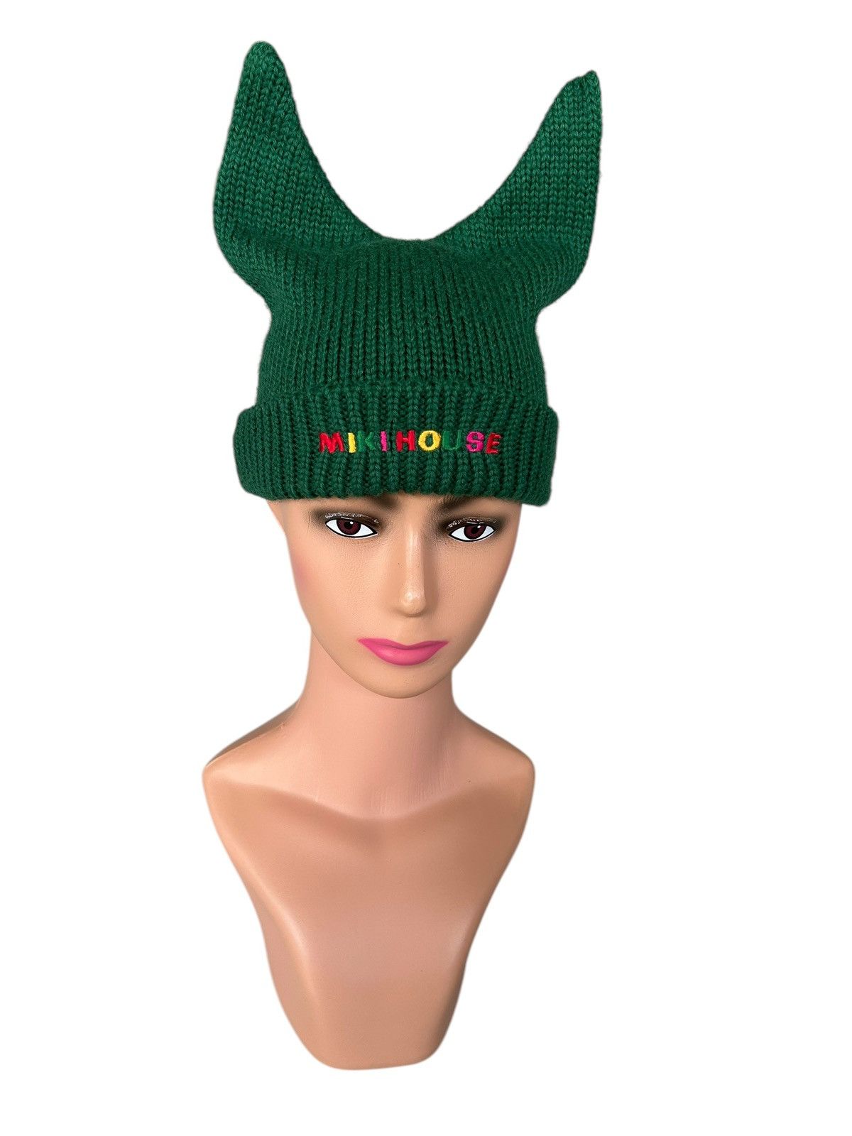 Japanese Brand × Kapital × Vintage Horn Devil Japanese Brand Knitt Beanie Hats Size ONE SIZE - 4 Thumbnail
