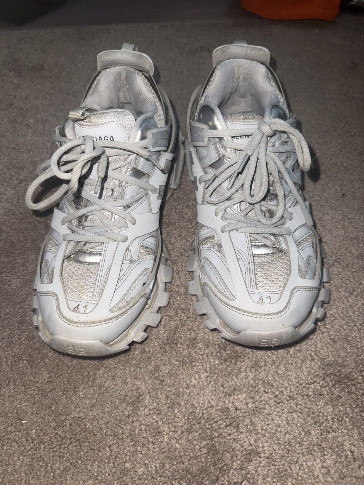 Balenciaga Authentic Used Balenciaga Tracks Gray Size US 8 / EU 41 - 3 Thumbnail