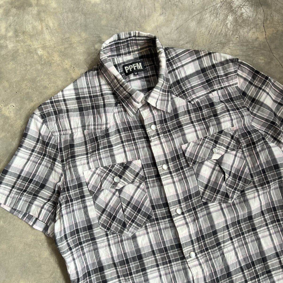 Japanese Brand 2000s PPFM Western Button up Shirt Size US M / EU 48-50 / 2 - 2 Thumbnail