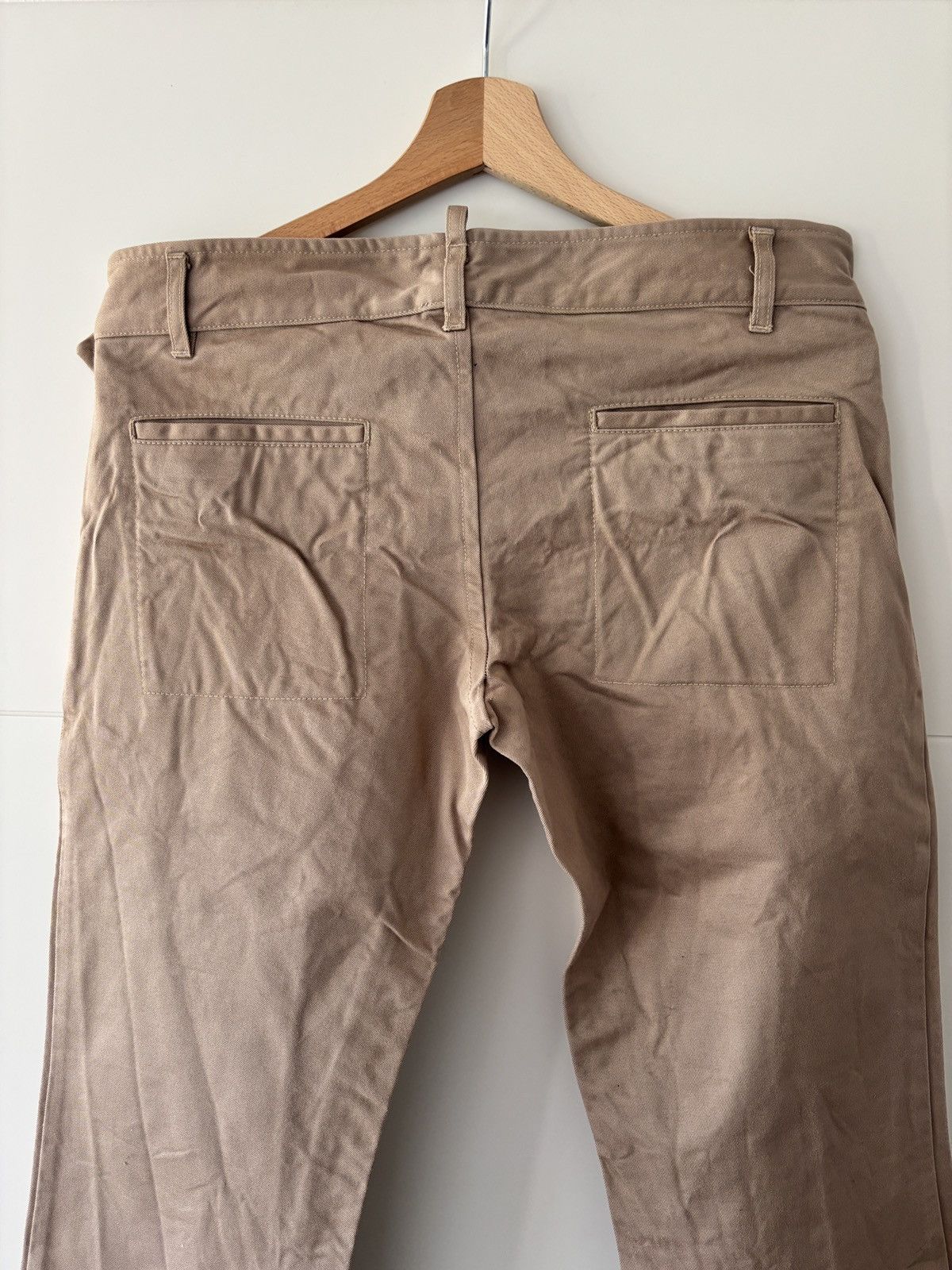 Dsquared2 Super low rise beige coton pants Size US 44 / EU 60 - 2 Thumbnail