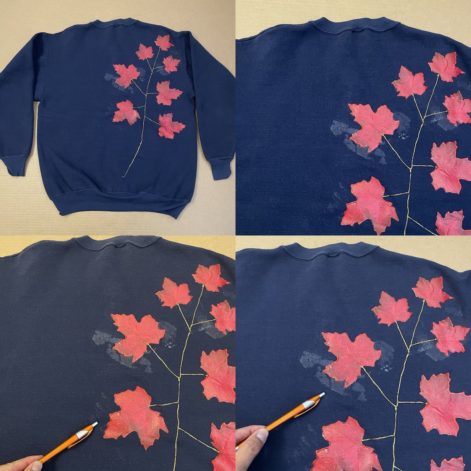 Wilson VINTAGE Wilson Sweatshirt Adult Large Blue Pullover 90s Logo Graphic Print Crew Neck Knits Size US L / EU 52-54 / 3 - 8 Thumbnail