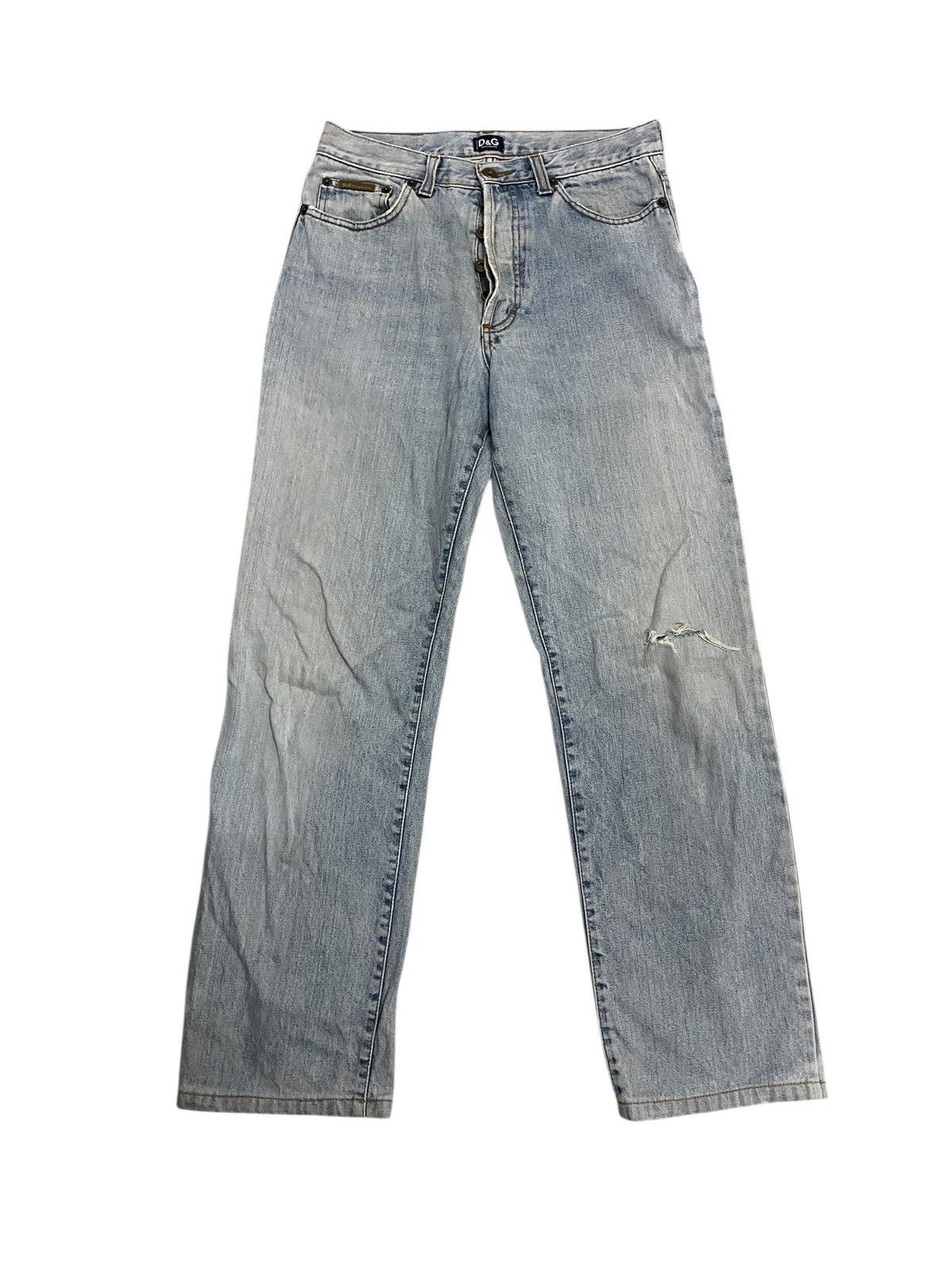 Dolce & Gabbana × Vintage Vintage Dolce&Gabbana Distress Denim Jeans Size US 29 - 2 Thumbnail