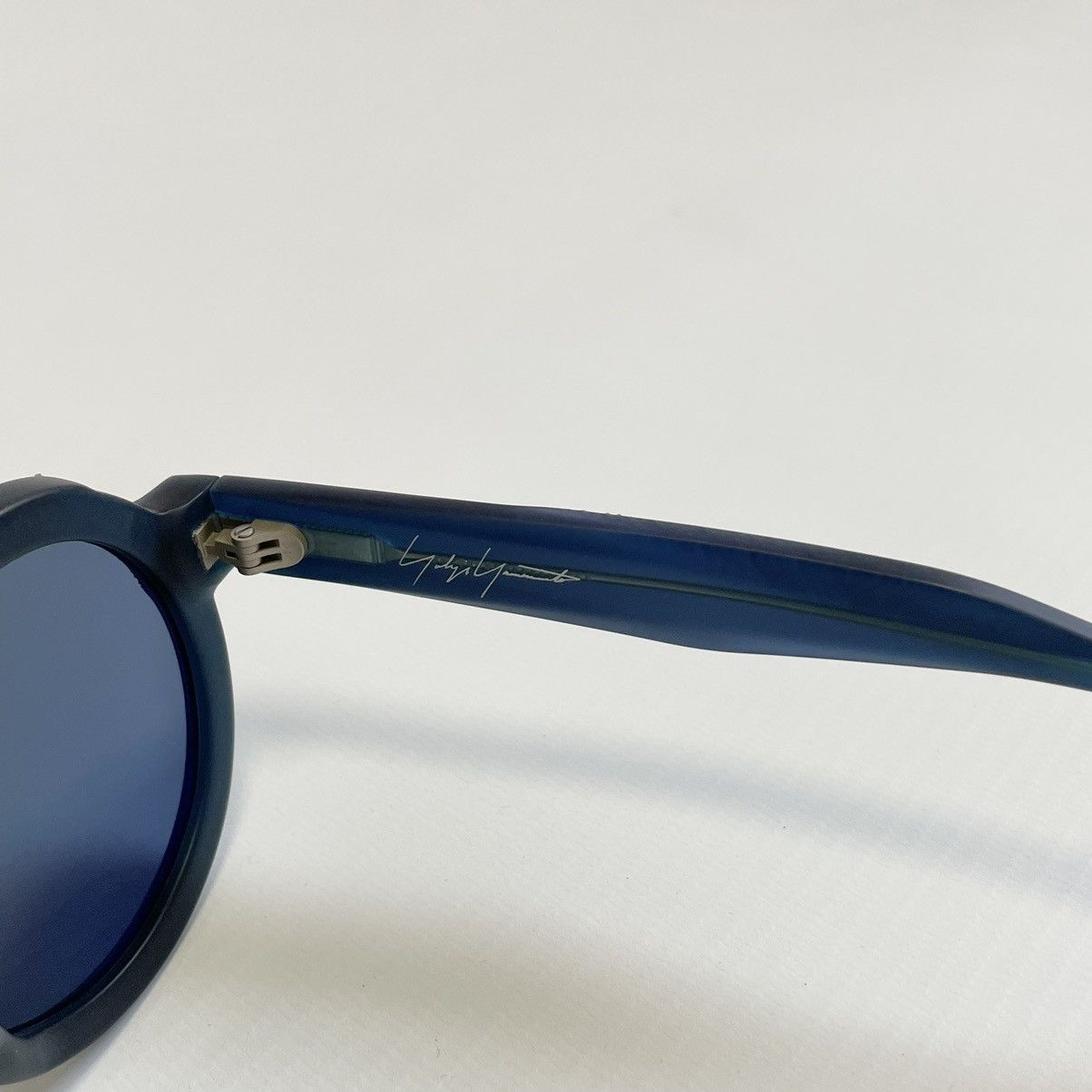 Yohji Yamamoto YY 5019 Blue Round Frame Sunglasses Size ONE SIZE - 9 Thumbnail