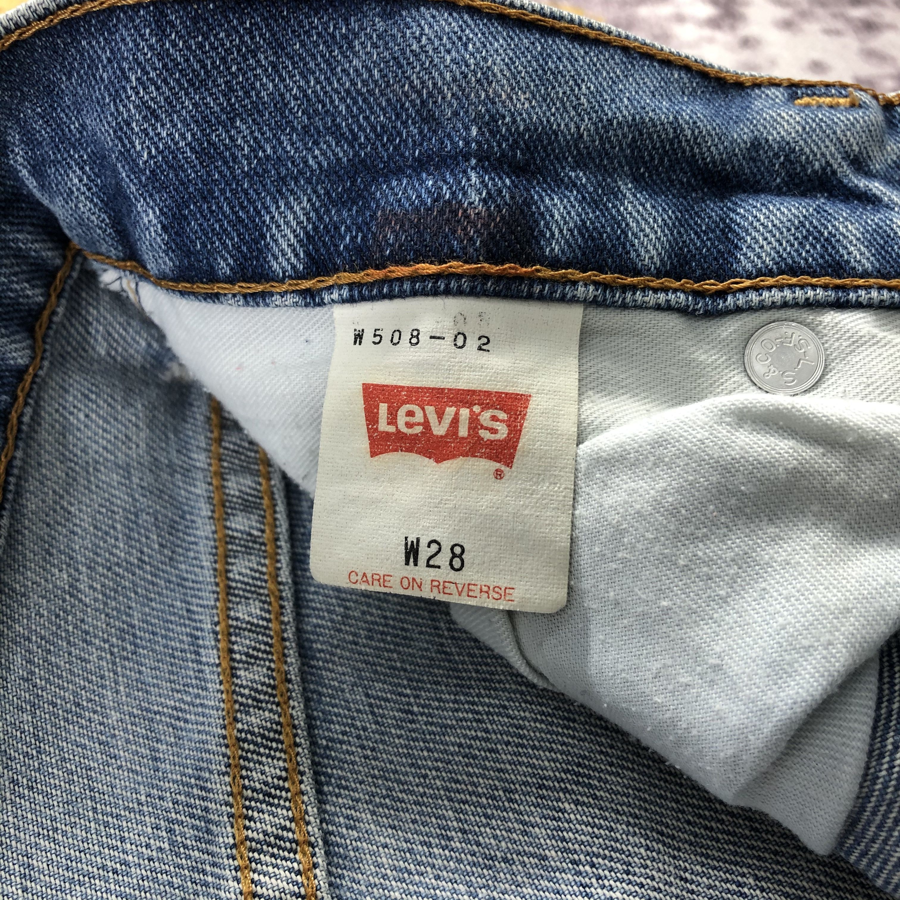 Levi's × Vintage Vintage 90s Blue Wash Levis 508 Jeans-JM2320 Size US 26 / EU 42 - 12 Thumbnail