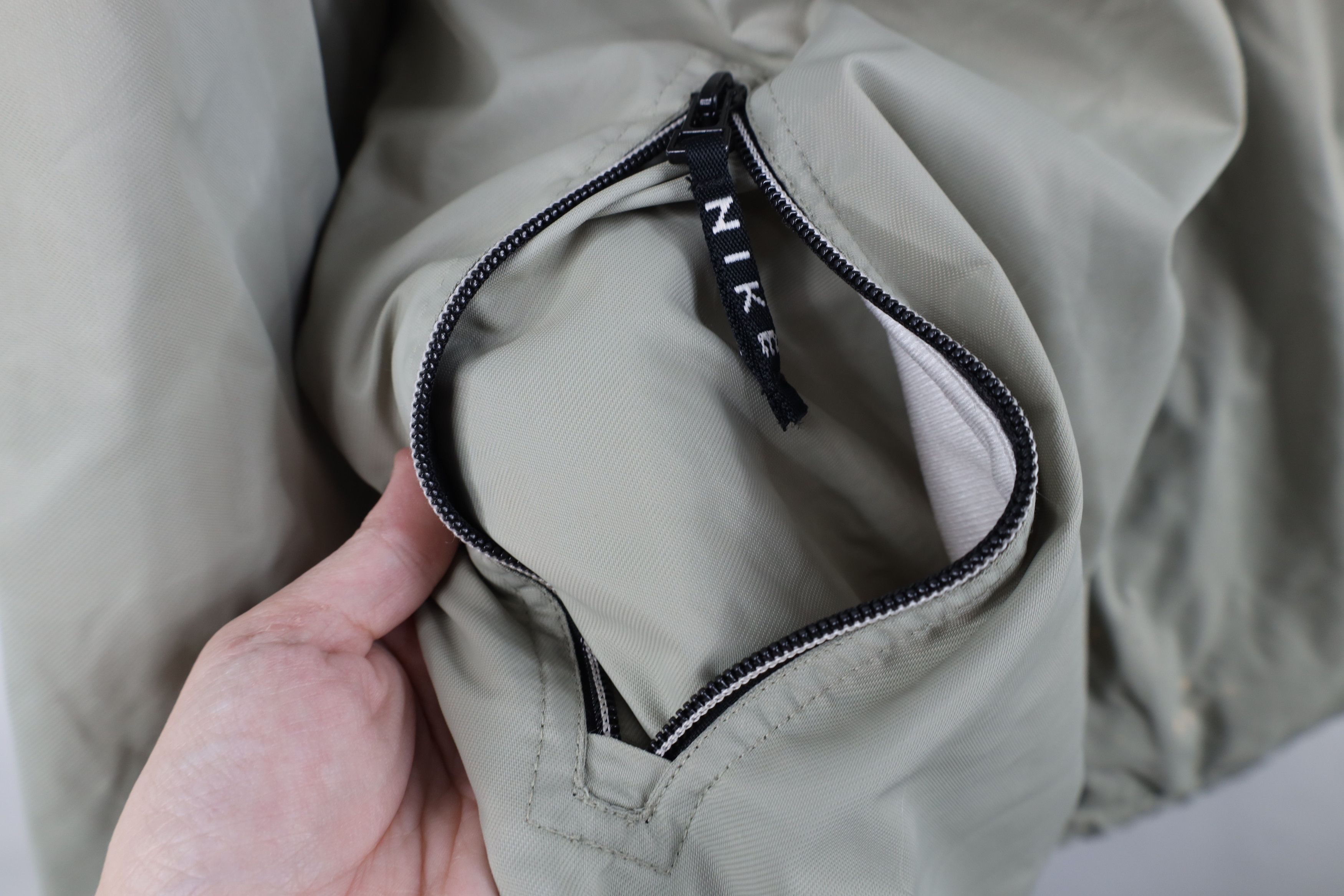 Nike Vintage 90s Y2K Nike Scott Mini Swoosh Fleece Lined Jacket Size US M / EU 48-50 / 2 - 9 Thumbnail