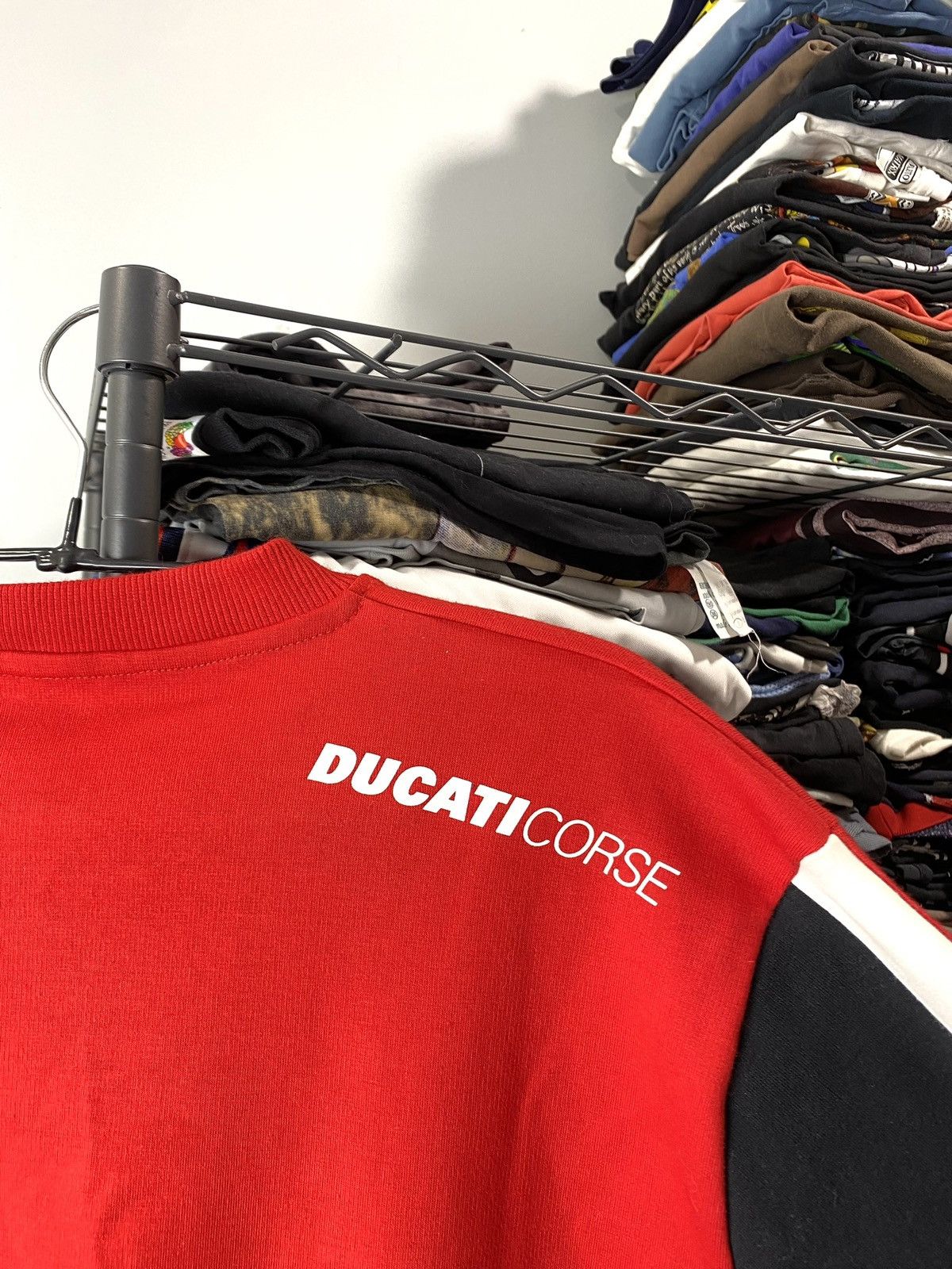 Ducati Vintage 90’s Ducati Corse Racing Sweatshirt Suzuki Honda Size US XXL / EU 58 / 5 - 8 Thumbnail