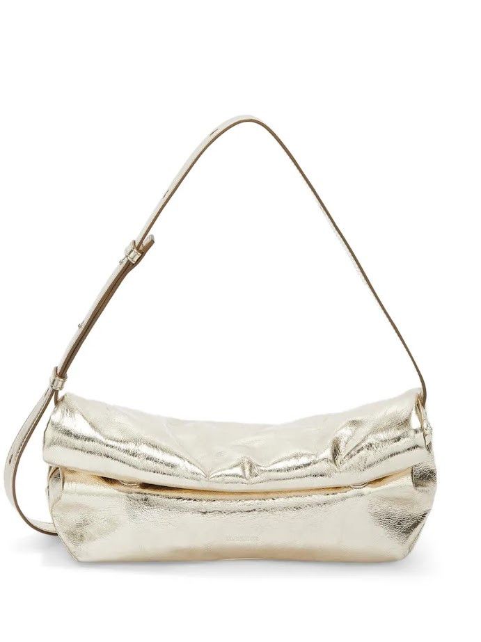 Jil Sander o1w1db10825 Size: OS / Small Rollup Leather Shoulder Bag Size ONE SIZE - 1 Thumbnail