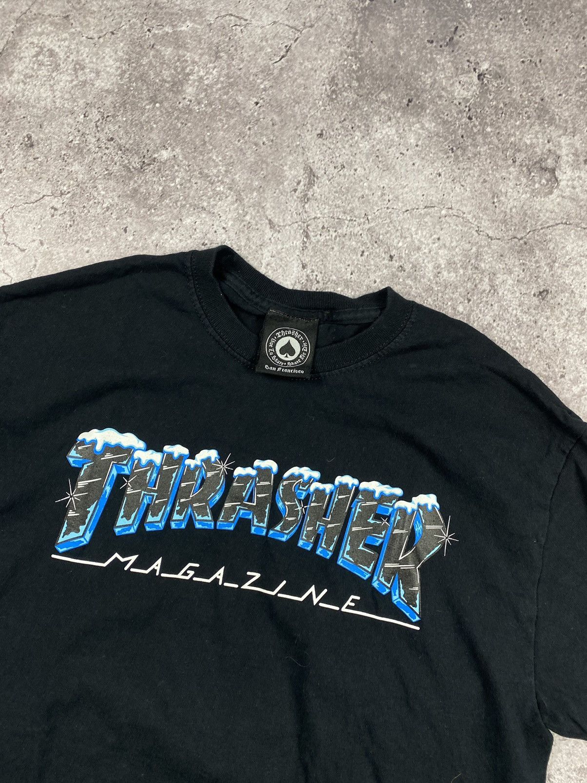 Thrasher × Vintage ❗️RARE❗️Thrasher Winter Ice🧊 00s Vintage t shirt Size US M / EU 48-50 / 2 - 2 Thumbnail