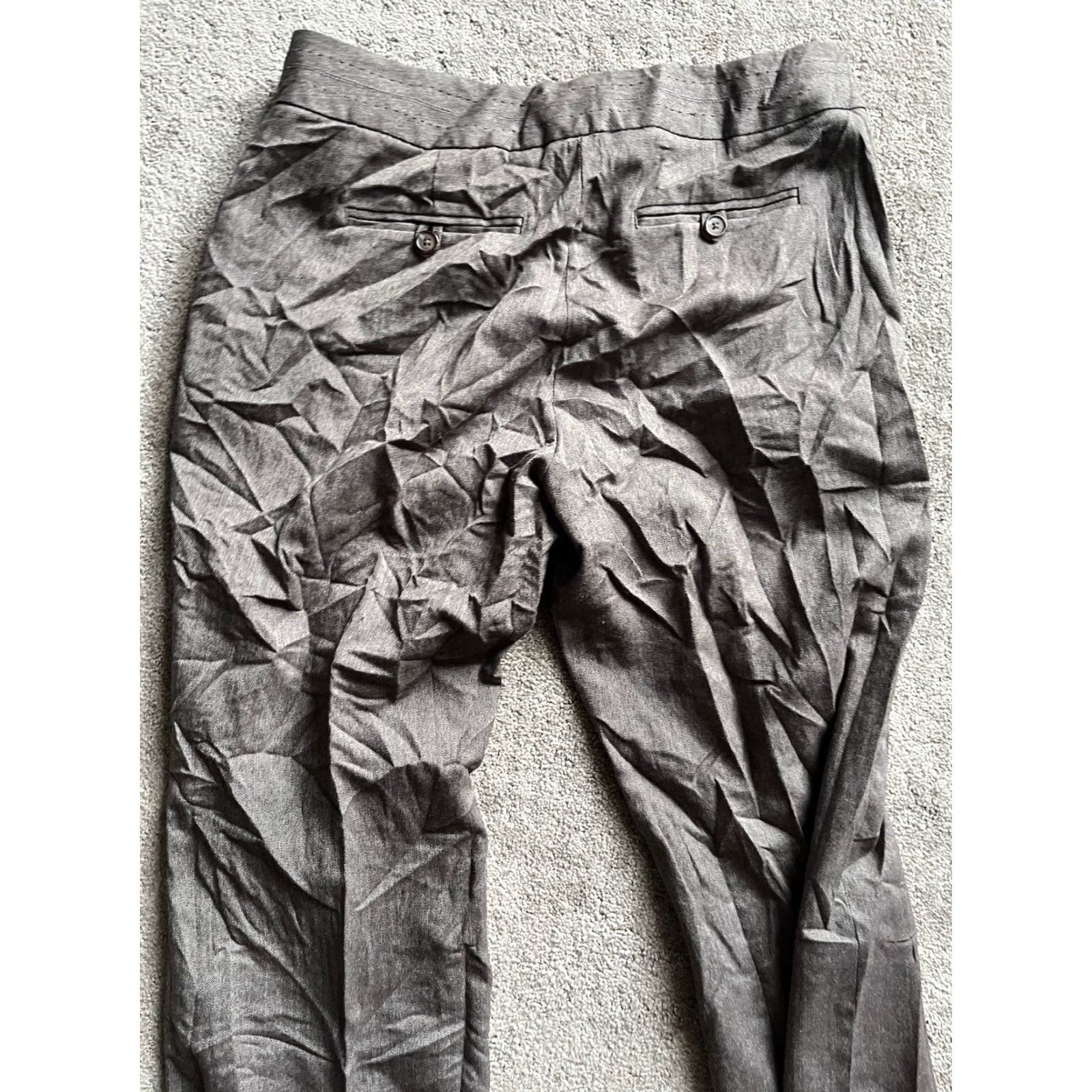 Banana Republic Banana Republic Martin Fit Pants Women 10 Regular Cotton Blend Business Brown Classic Size 32" / US 10 / IT 46 - 4 Thumbnail