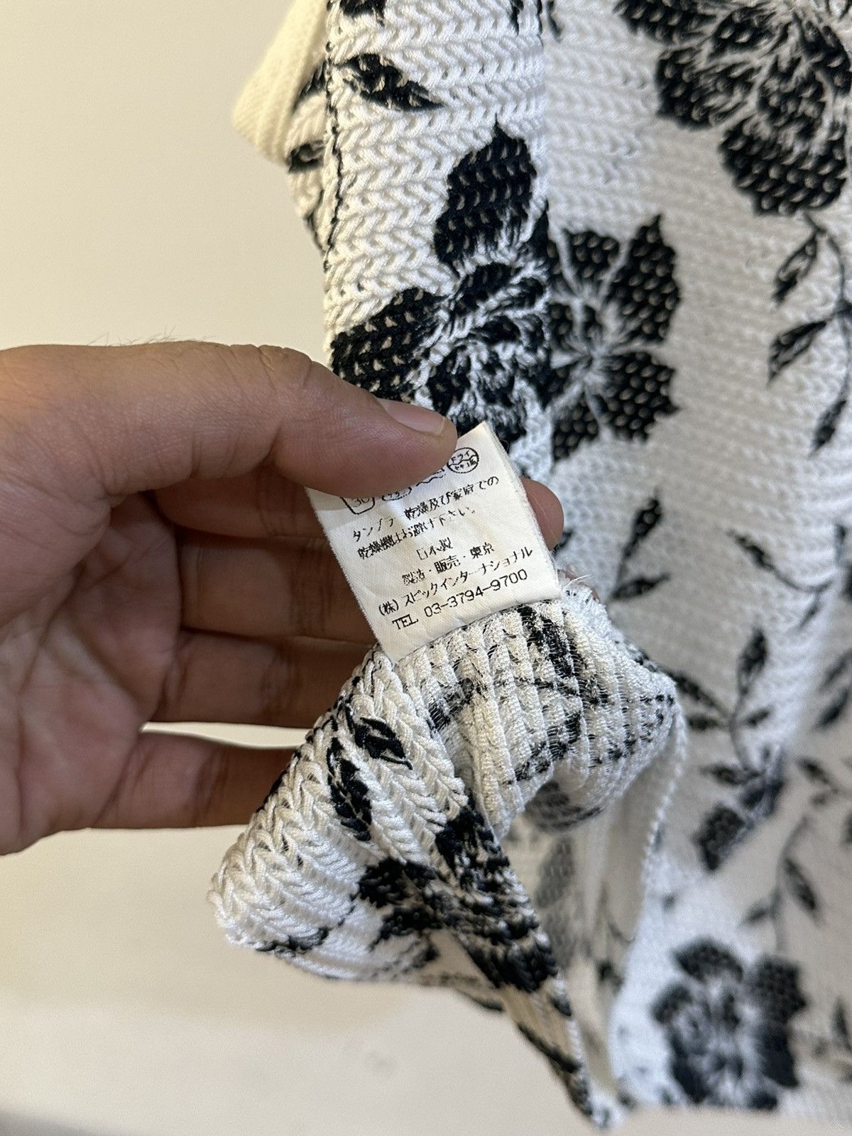 If Six Was Nine 2000s Tornado Mart - Knitted Chain Floral Tank Top Size US S / EU 44-46 / 1 - 7 Thumbnail