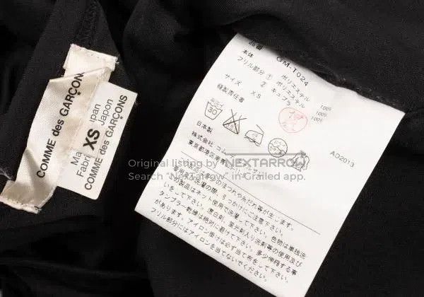 Comme des Garcons Comme Des Garcons Black vintage lace top Size XS / US 0-2 / IT 36-38 - 8 Thumbnail