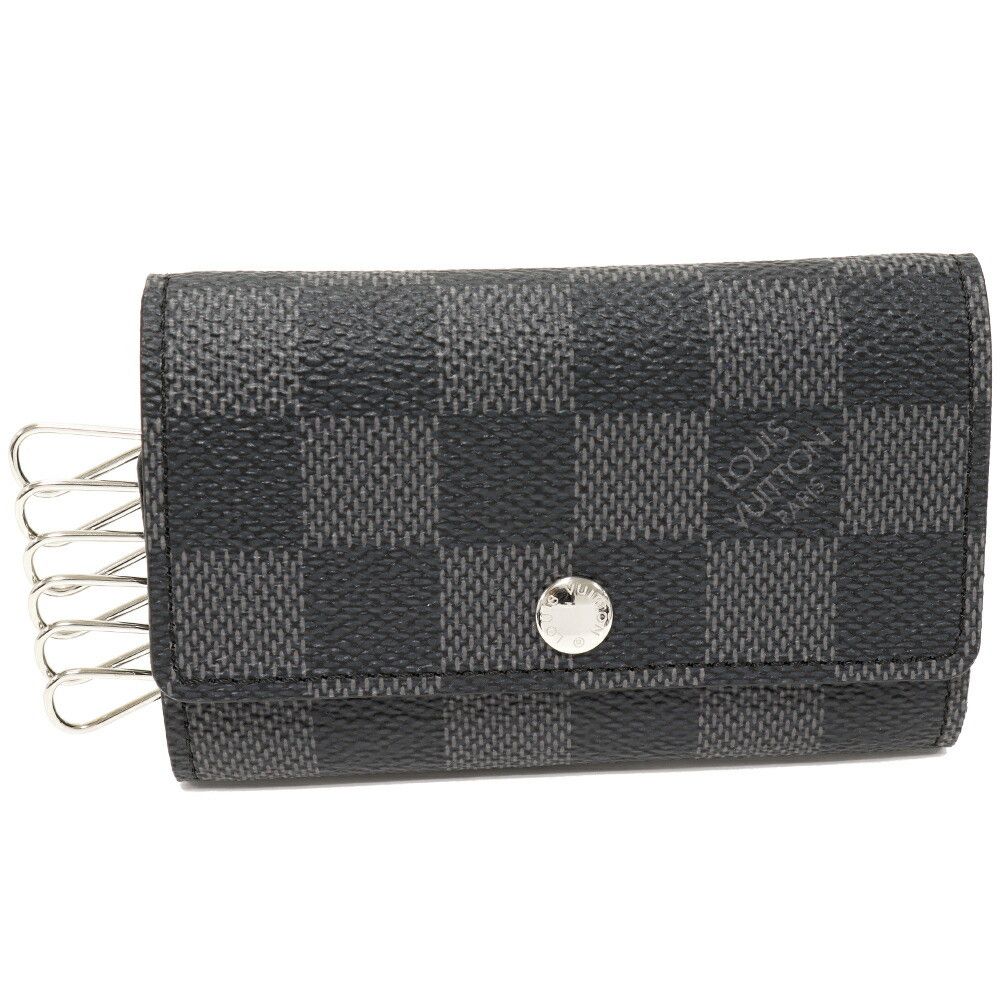 Louis Vuitton Louis Vuitton Louis Vuitton Multicles 6 Damier Graphite Key Case Textile Key case N62662 DUTY FREE for USA Size ONE SIZE - 1 Thumbnail