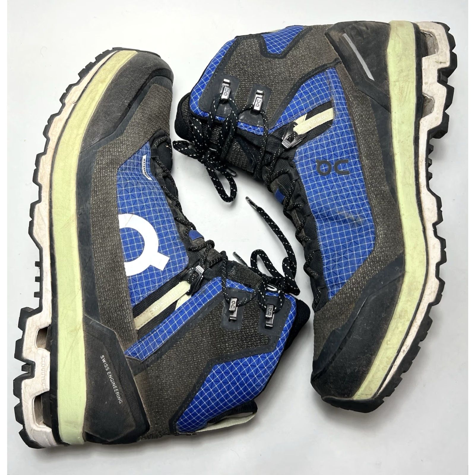 Vintage VINTAGE On Cloud CLOUDALPINE Waterproof Ankle Boots Men 12 Blue Boots Mens Waterproof Athletic Sneaker Size US 12 / EU 45 - 3 Thumbnail