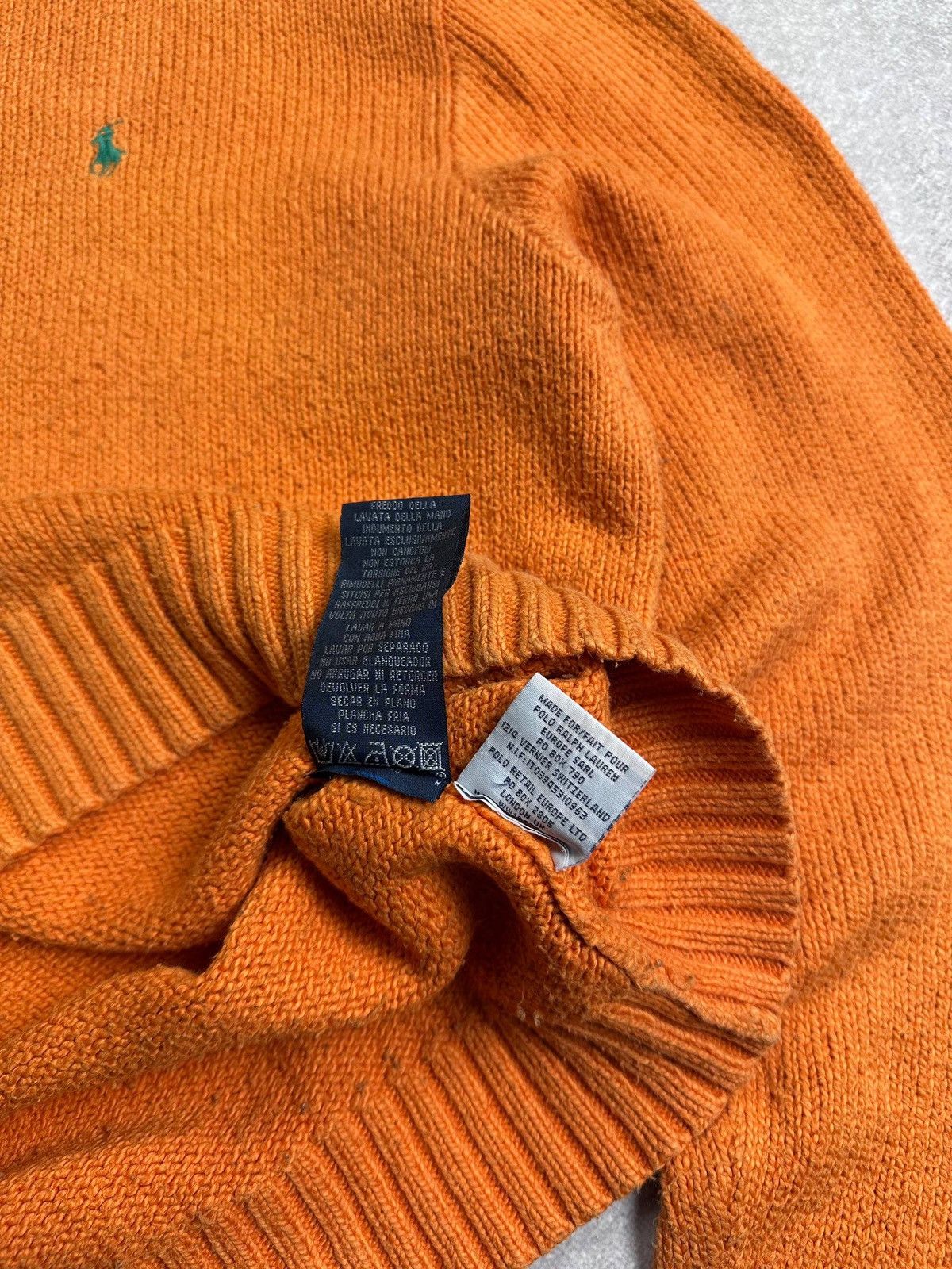 Polo Ralph Lauren Vintage Polo Ralph Lauren RRL Cable Quarter Zip Sweater L Size US L / EU 52-54 / 3 - 8 Thumbnail
