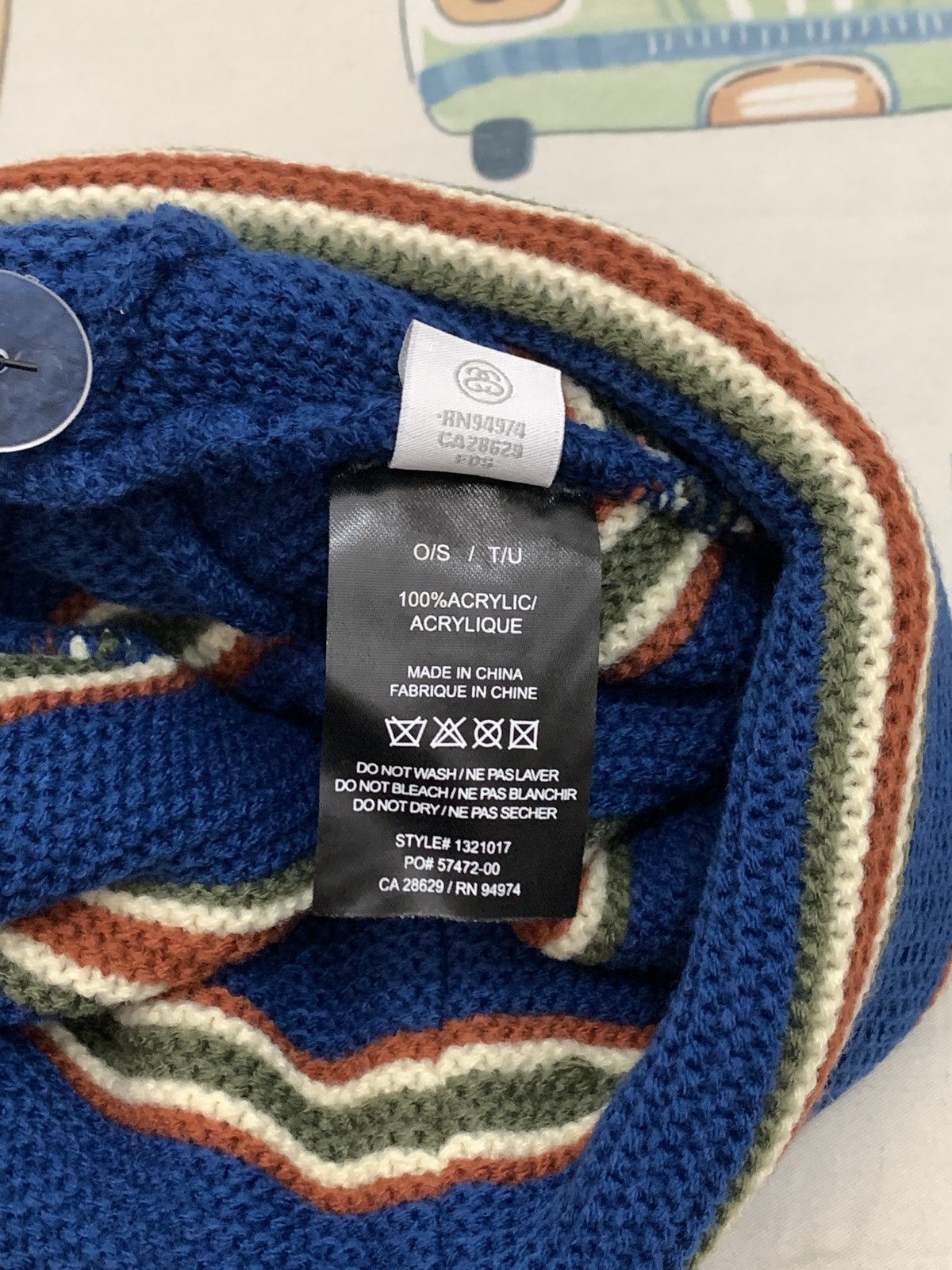 Stussy Stussy beanie Triple stripe cuff Size ONE SIZE - 5 Thumbnail