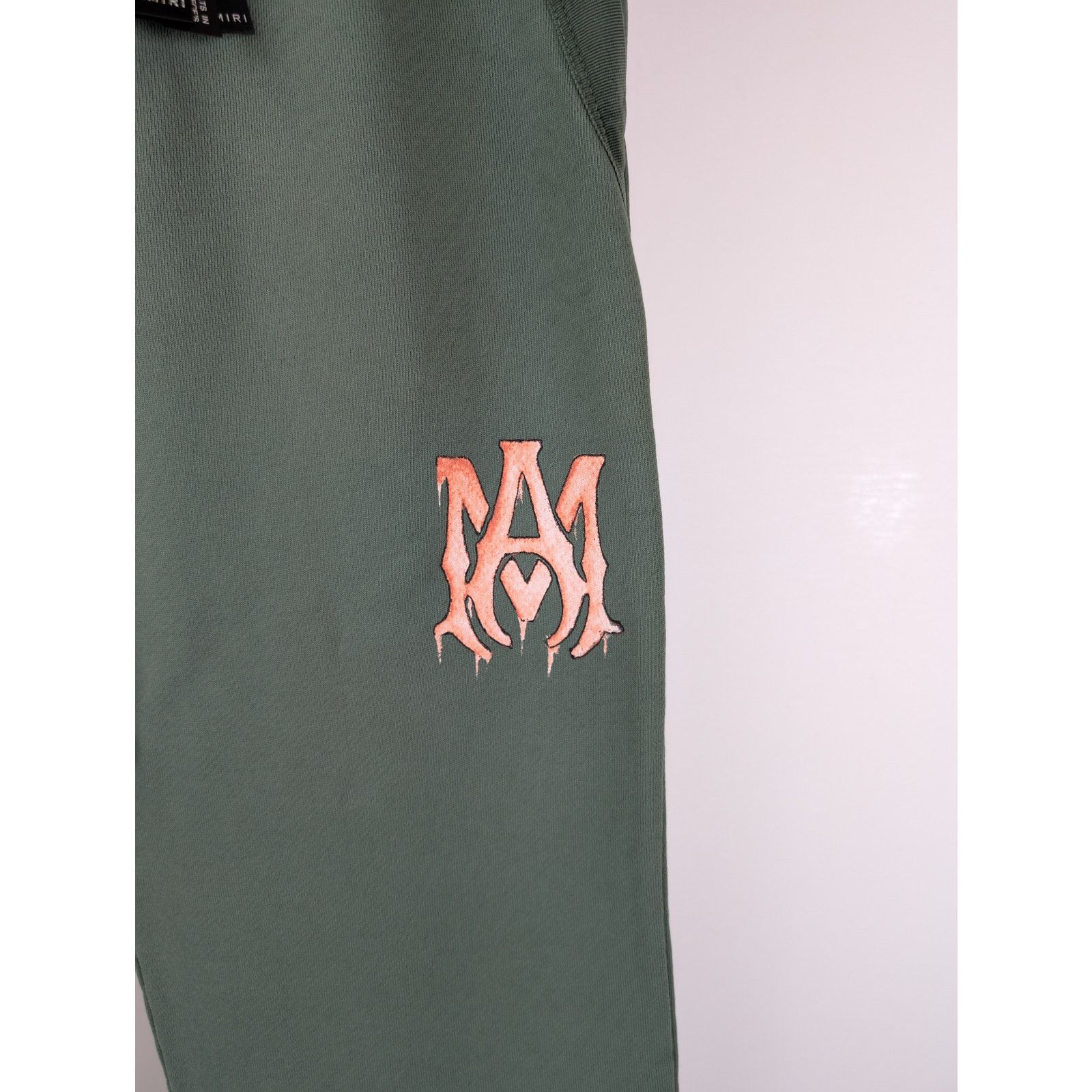 Amiri o1rshd1 Watercolor MA Sweatpants / Joggers in Green/Peach Size US 30 / EU 46 - 5 Thumbnail