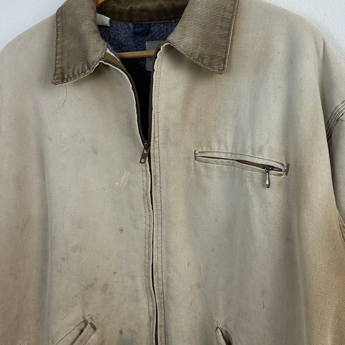 Carhartt 1970’s Vintage Carhartt Detroit Jacket XL Tan 6BLJ Blanket Size US XL / EU 56 / 4 - 1 Thumbnail