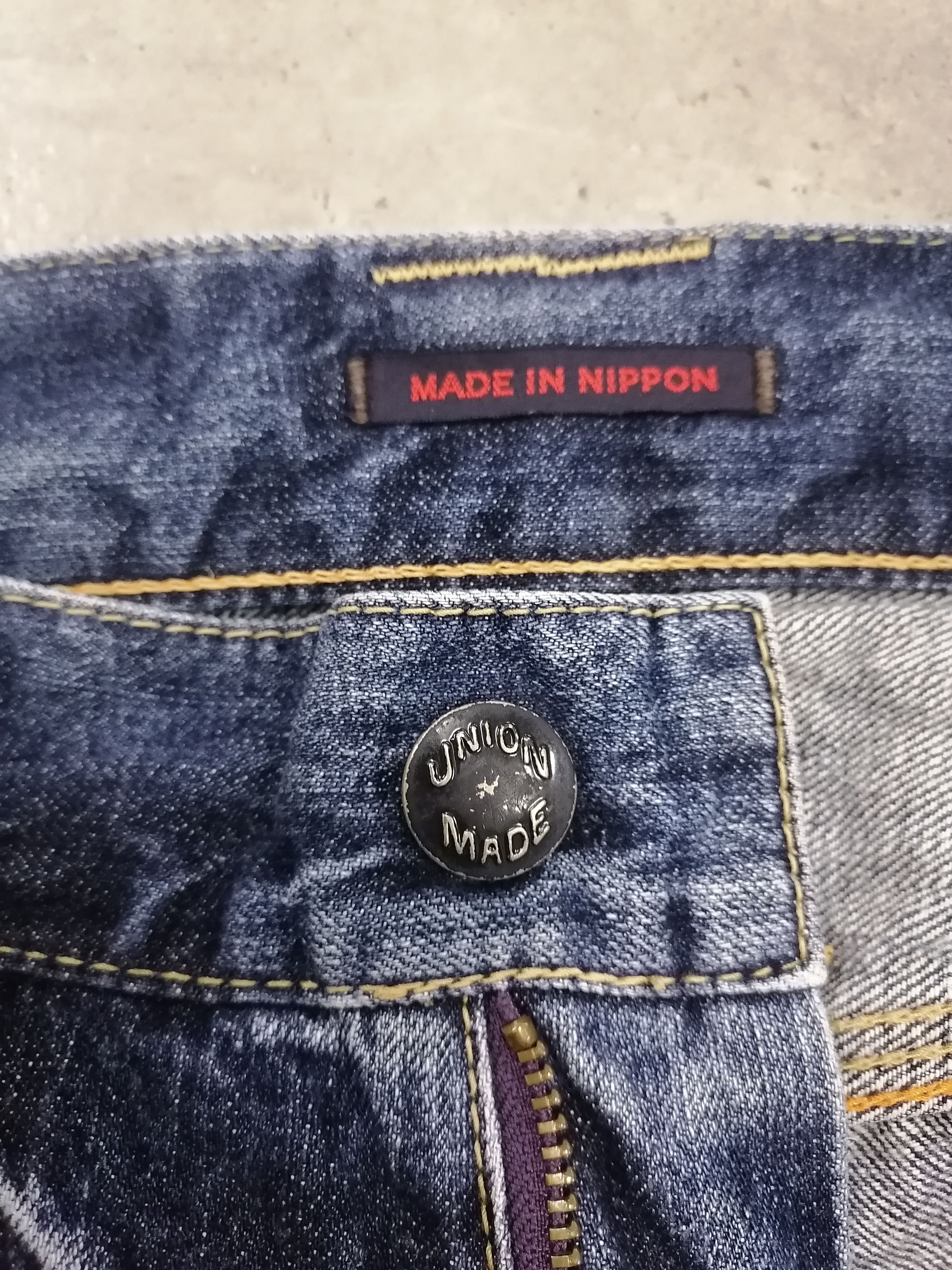 Japanese Brand Baggy Jeans Blue Way Carpenter Denim Pants Size US 34 / EU 50 - 6 Thumbnail