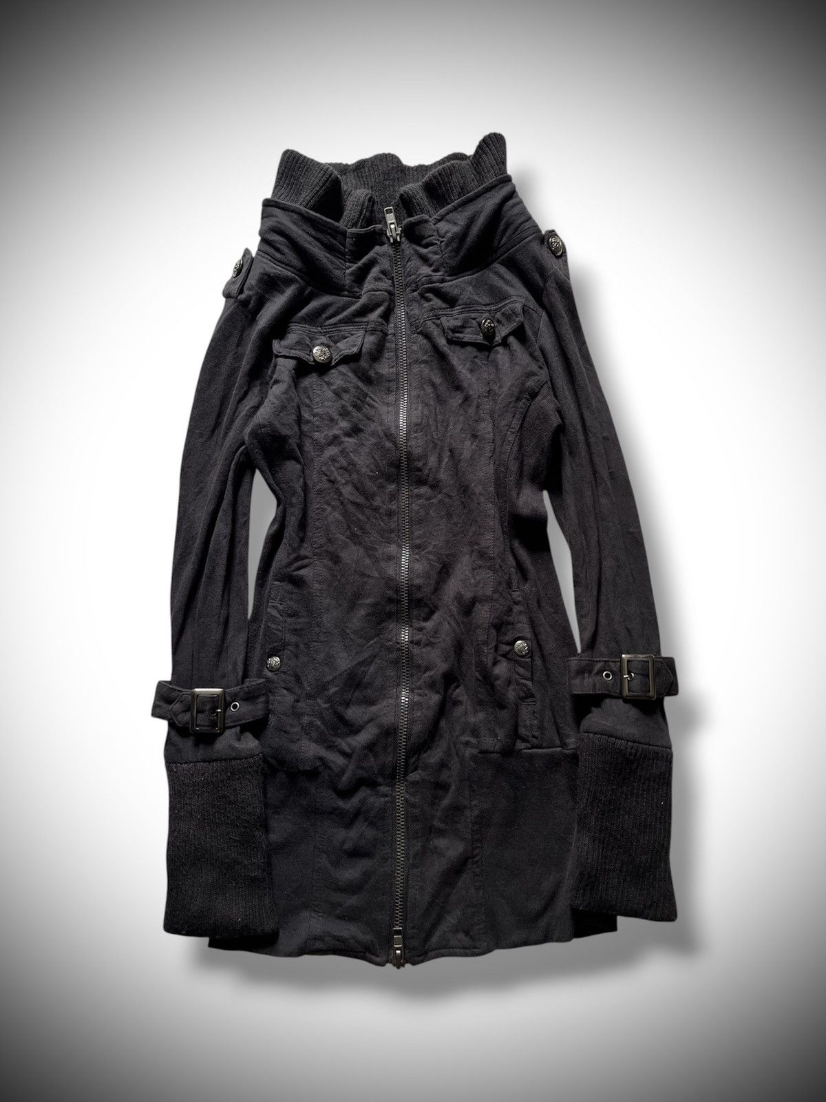 14th Addiction × KMRii × Yasuyuki Ishii 2000s skinny lip vkei bondage jacket Size US M / EU 48-50 / 2 - 1 Thumbnail