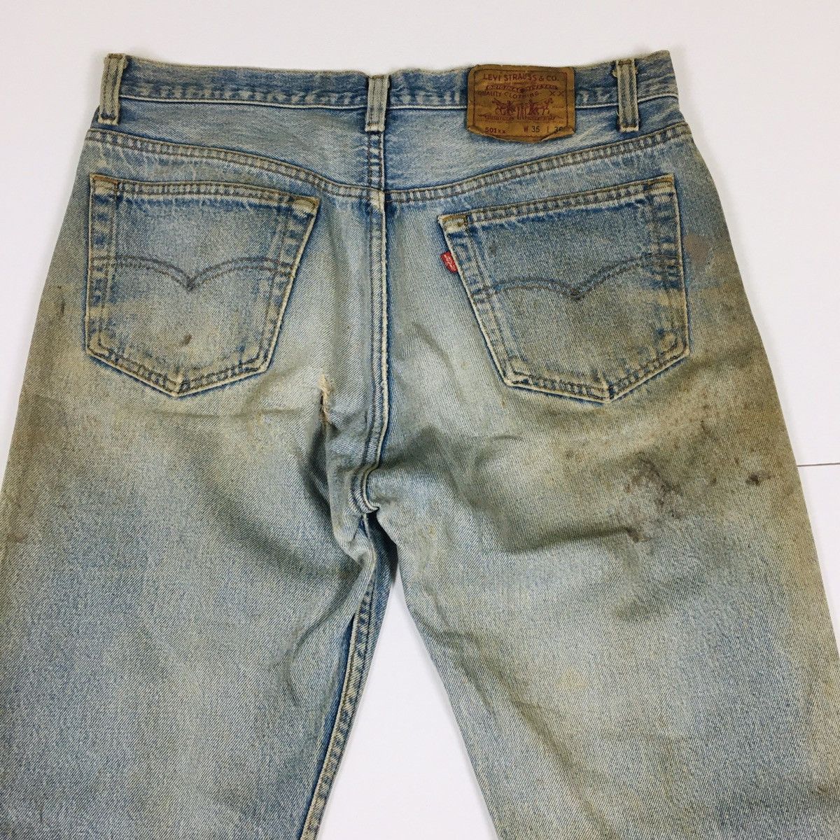 Levi's Vintage Clothing Vintage Levi’s 501xx Distress Size US 35 - 7 Thumbnail