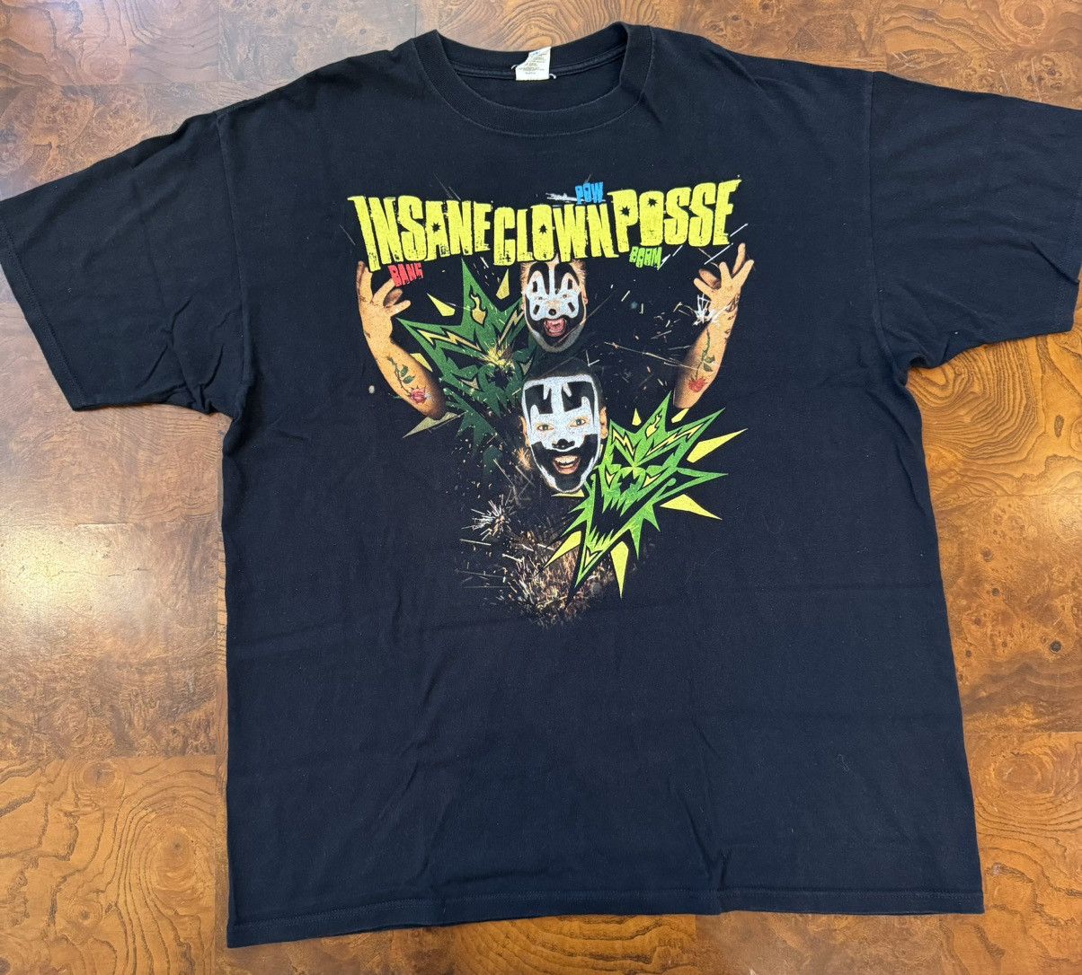 Anvil × Band Tees × Rap Tees 2009 Insane Clown Posse “Bang Pow Boom” Tshirt - Size XXL Size US XXL / EU 58 / 5 - 1 Thumbnail