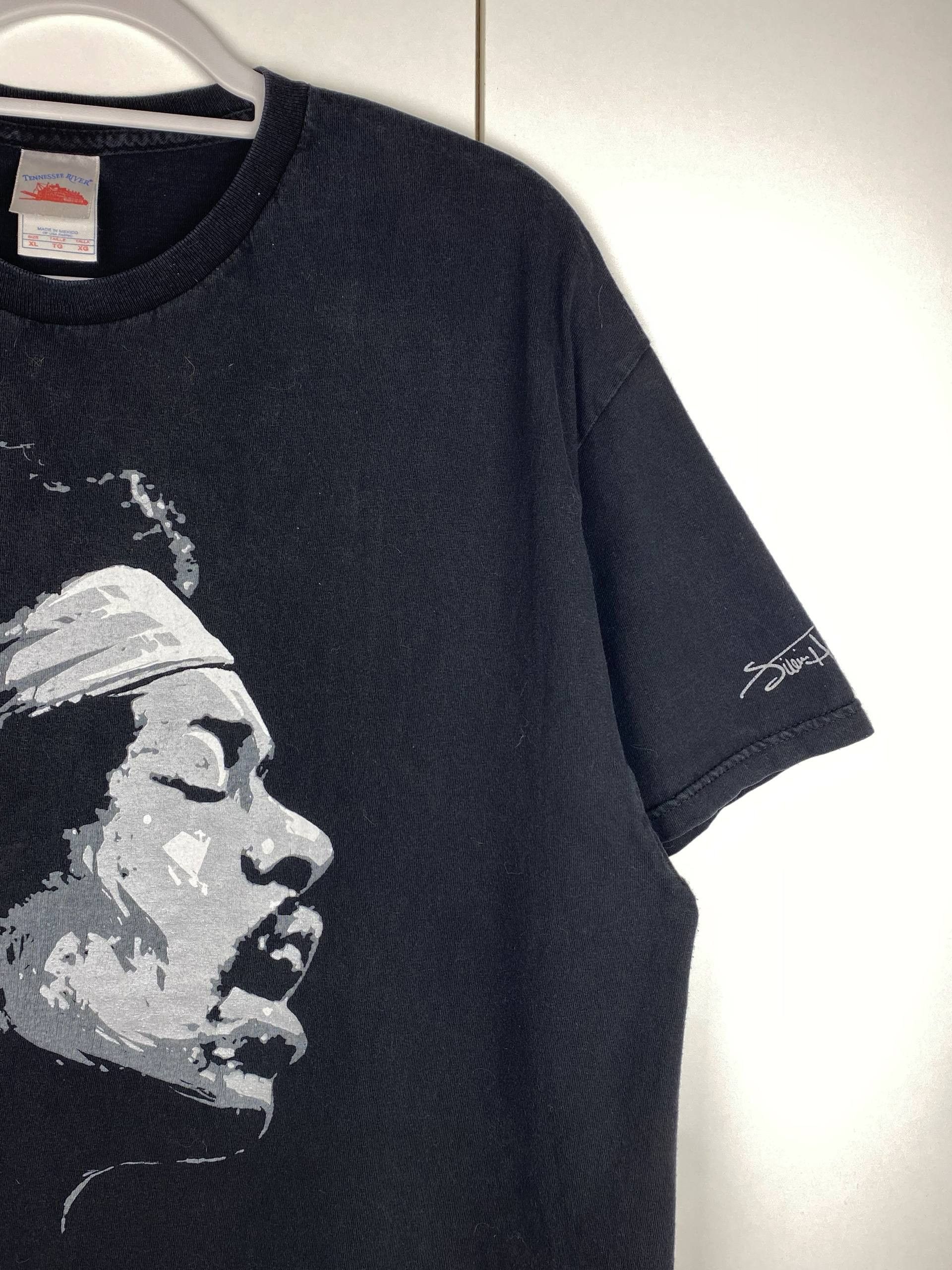 Jimi Hendrix Vintage Jimi Hendrix 2004 Signature Graphic 00s Tee Size US XL / EU 56 / 4 - 3 Thumbnail