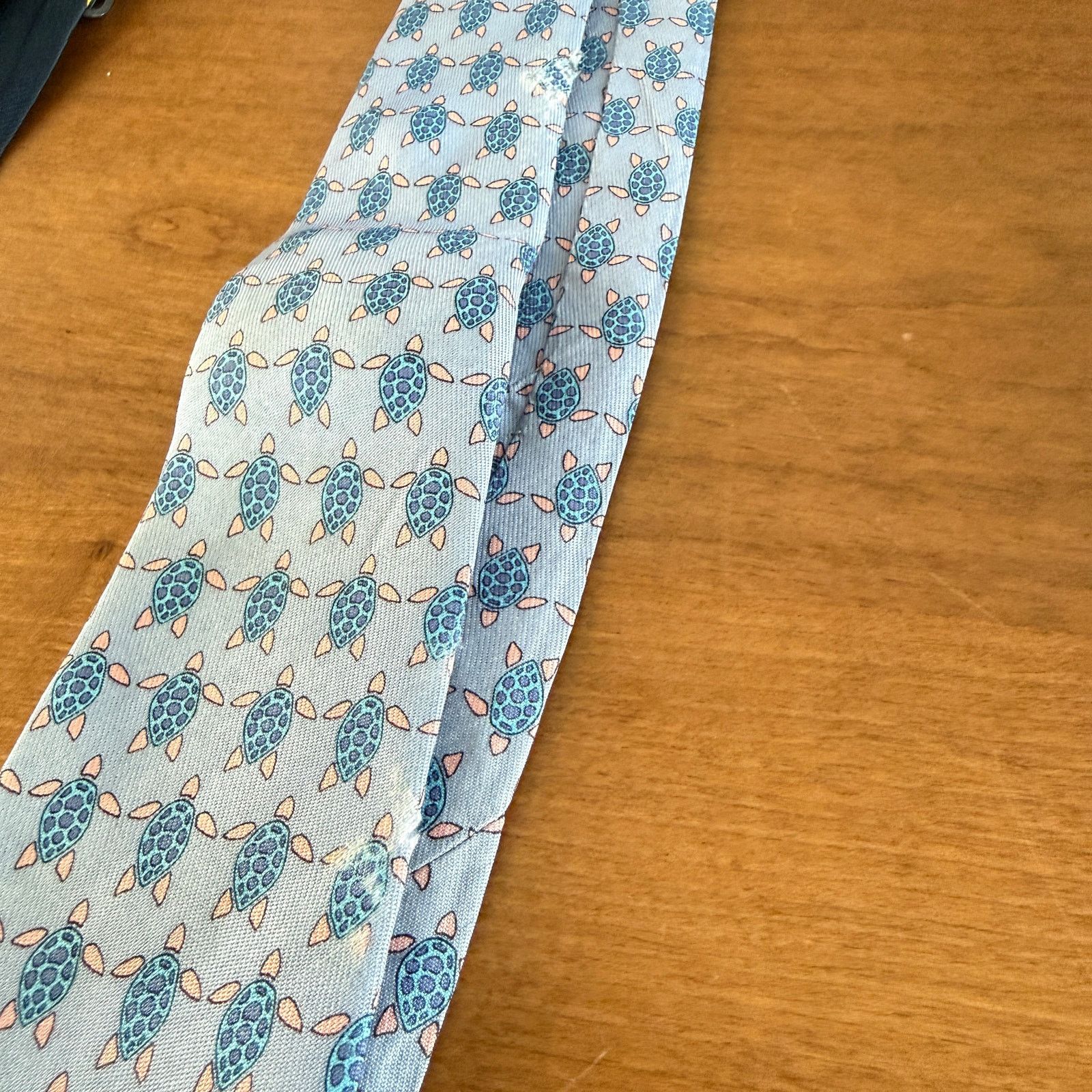Other Vineyard Vines Men's Silk Sea Turtle Print Necktie Size ONE SIZE - 4 Thumbnail