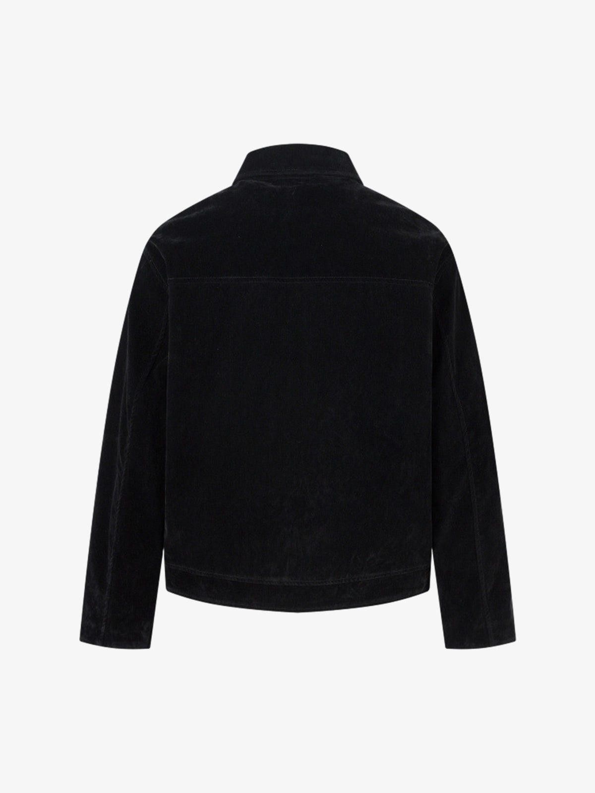 Japanese Brand Fireman Clasp Suede Lapel Bomber Jacket Size US L / EU 52-54 / 3 - 6 Thumbnail